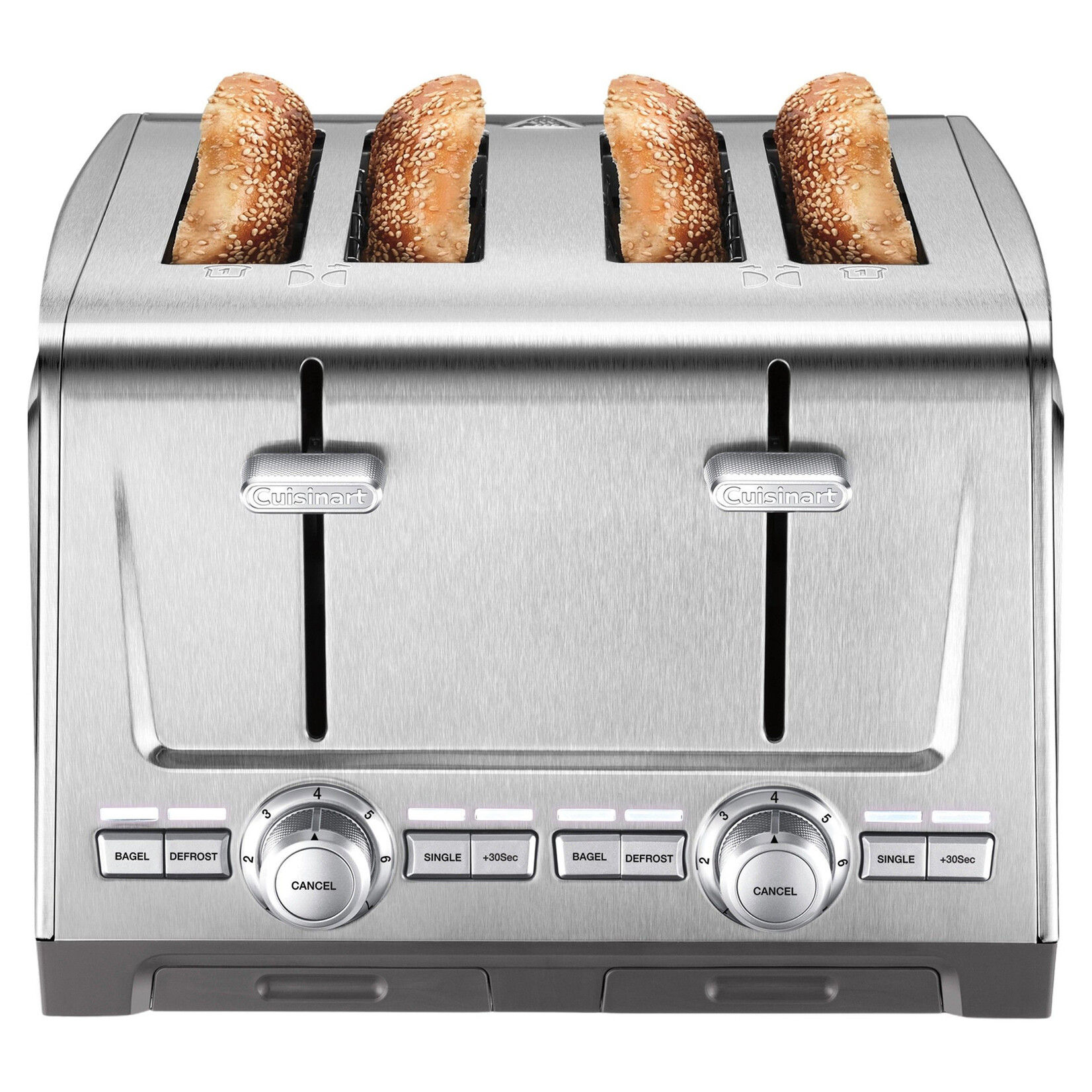 CUISINART CPT-1800C  -  GRILLE-PAIN XL 4 TRANCHES EN ACIER INOXYDABLE  CUISINART