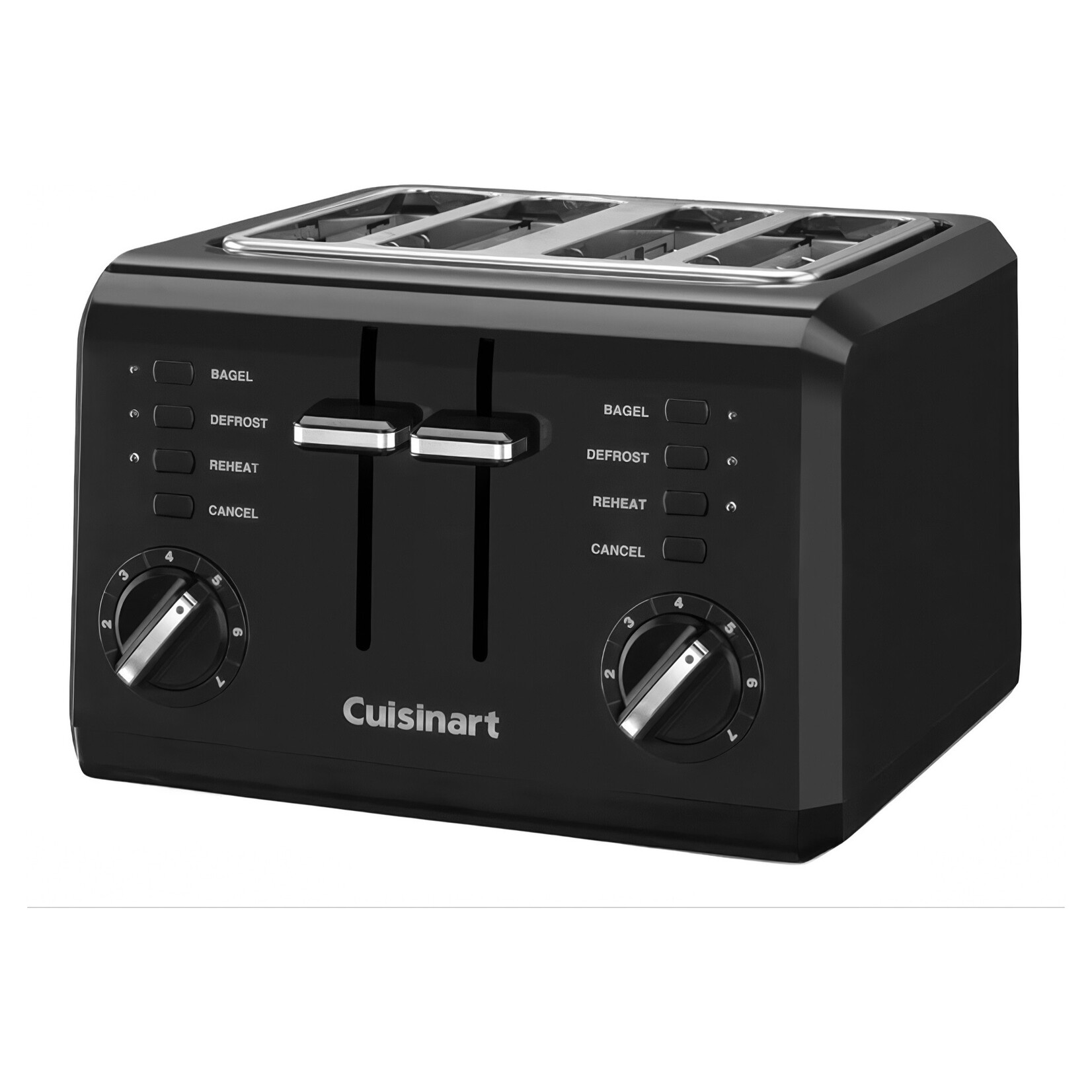 CUISINART CPT-142BKC - GRILLE-PAIN COMPACT 4 TRANCHES (NOIR) CUISINART