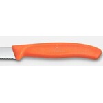 VICTORINOX 6.7639.C1 - COUTEAU A BOUT POINTU DENTELE 3¼ po. ORANGE VICTORINOX