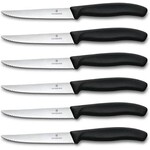VICTORINOX 6.7233.6 - ENSEMBLE DE 6 COUTEAUX A BOUT POINTU DENTELE 4.5 po VICTORINOX