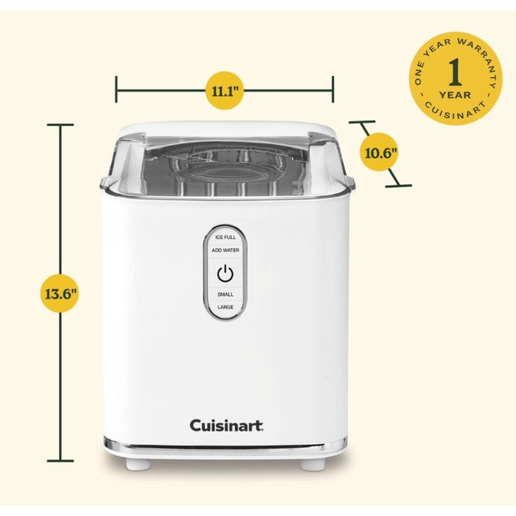 CUISINART IMC-2C  -  MACHINE A GLACONS COMPACTE CUISINART