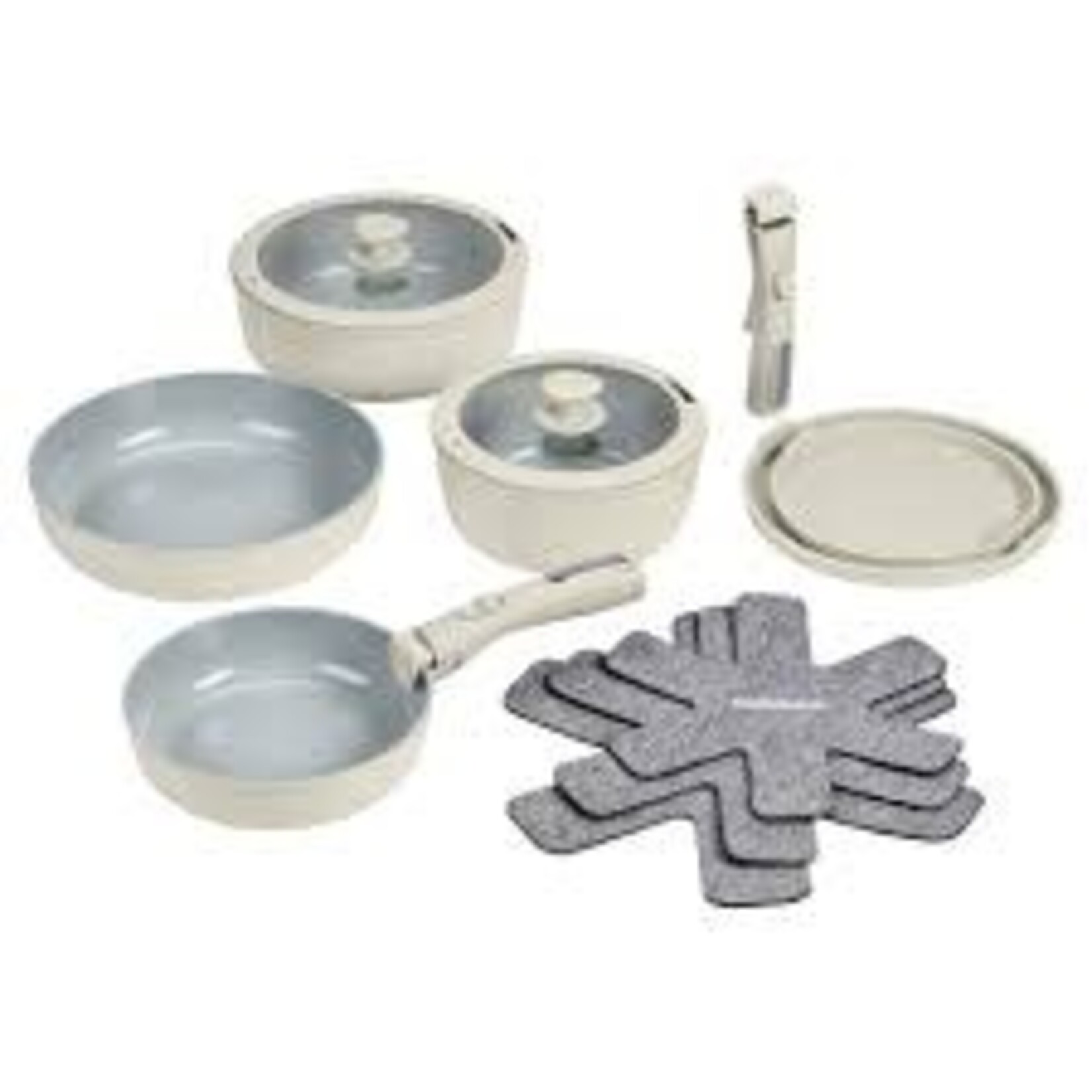 CUISINART D53C-13BGC  - BATTERIE DE CUISINE ANTIADHESIVE AVEC POIGNEES AMOVIBLES, 13 PIECES CUISINART