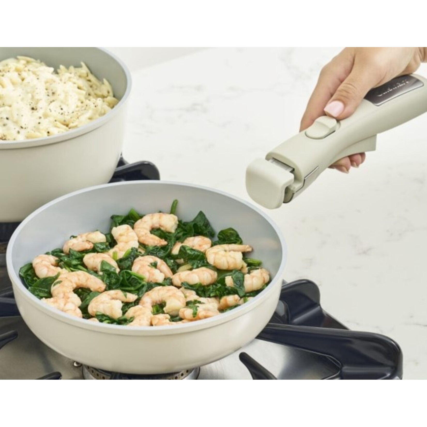 CUISINART D53C-13BGC  - BATTERIE DE CUISINE ANTIADHESIVE AVEC POIGNEES AMOVIBLES, 13 PIECES CUISINART