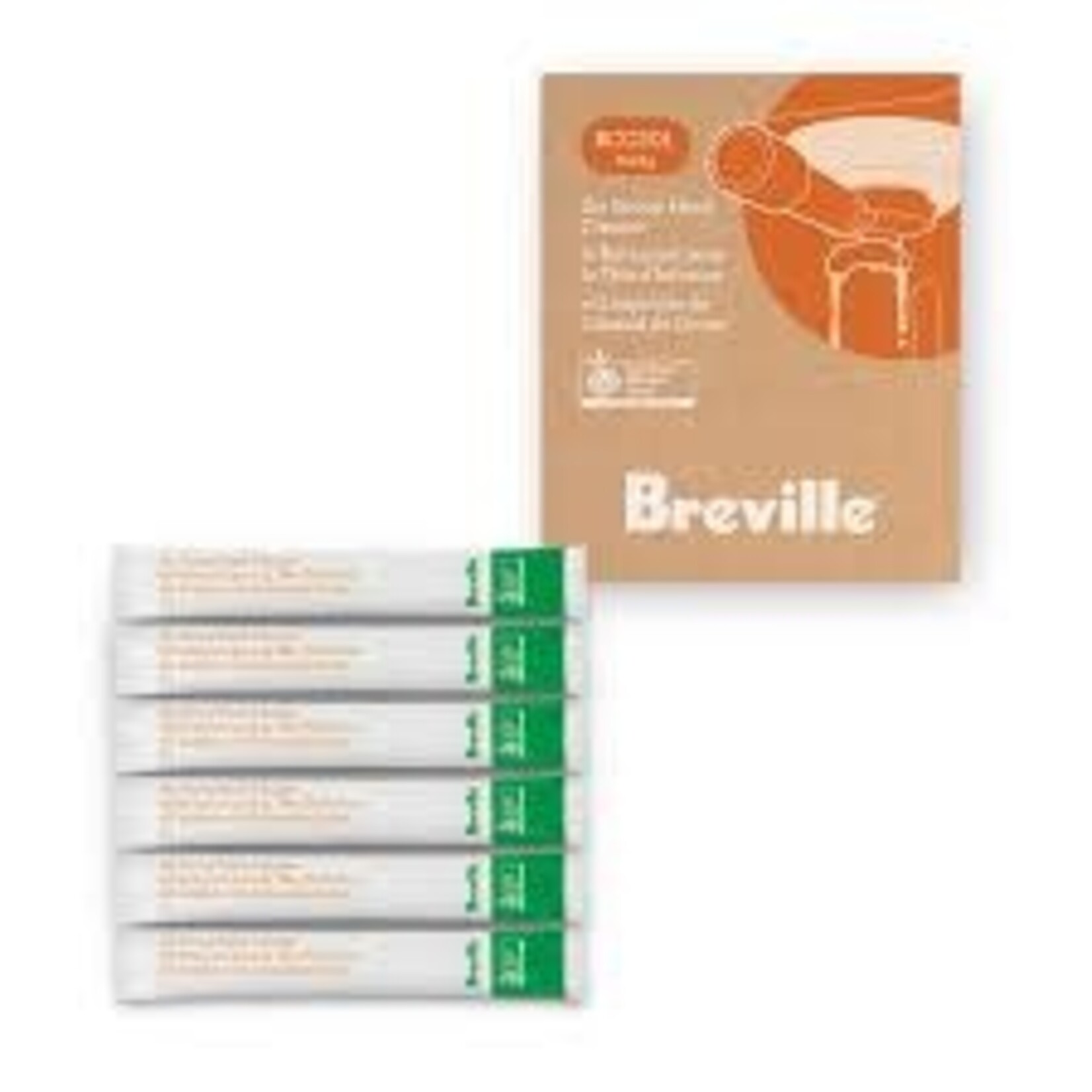 BREVILLE BCC201NEU  -  6 NETTOYEURS DE TETE DE GROUPE (POIGNEE) BREVILLE