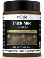 Vallejo 200ml Bottle European Thick Mud