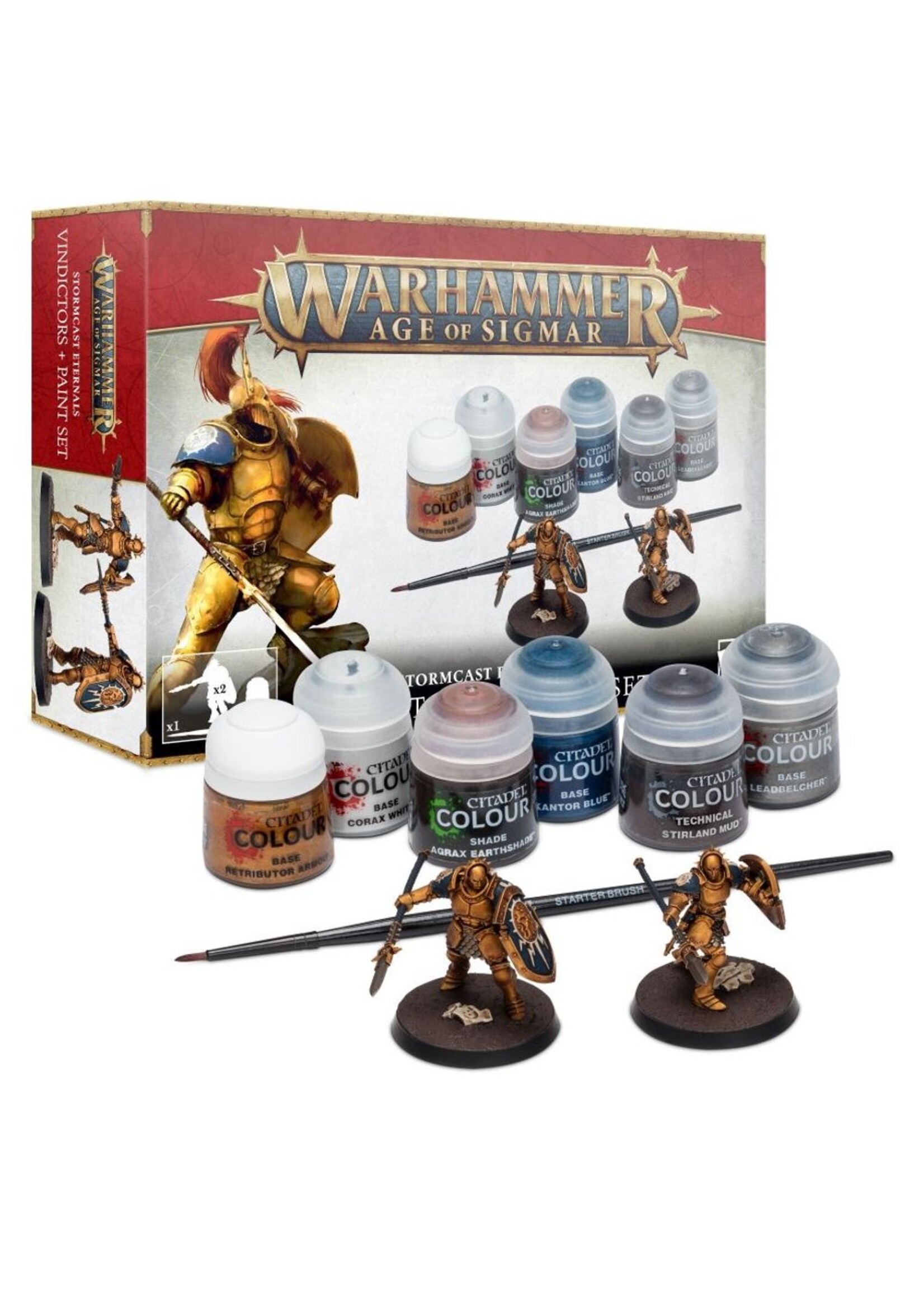 Games Workshop STORMCAST ETERNALS VINDICTORS + PAINTS SET