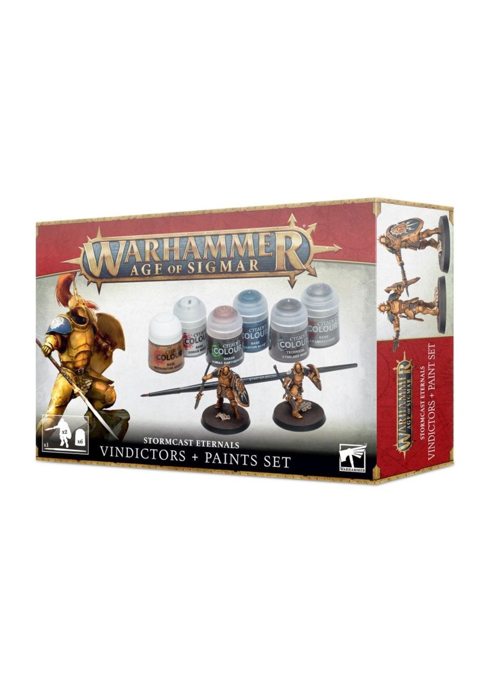 Games Workshop STORMCAST ETERNALS VINDICTORS + PAINTS SET