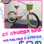 Huffy 20" Cruiser Bike