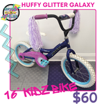 Huffy Huffy Glitter Galaxy 16" Kidz Bike