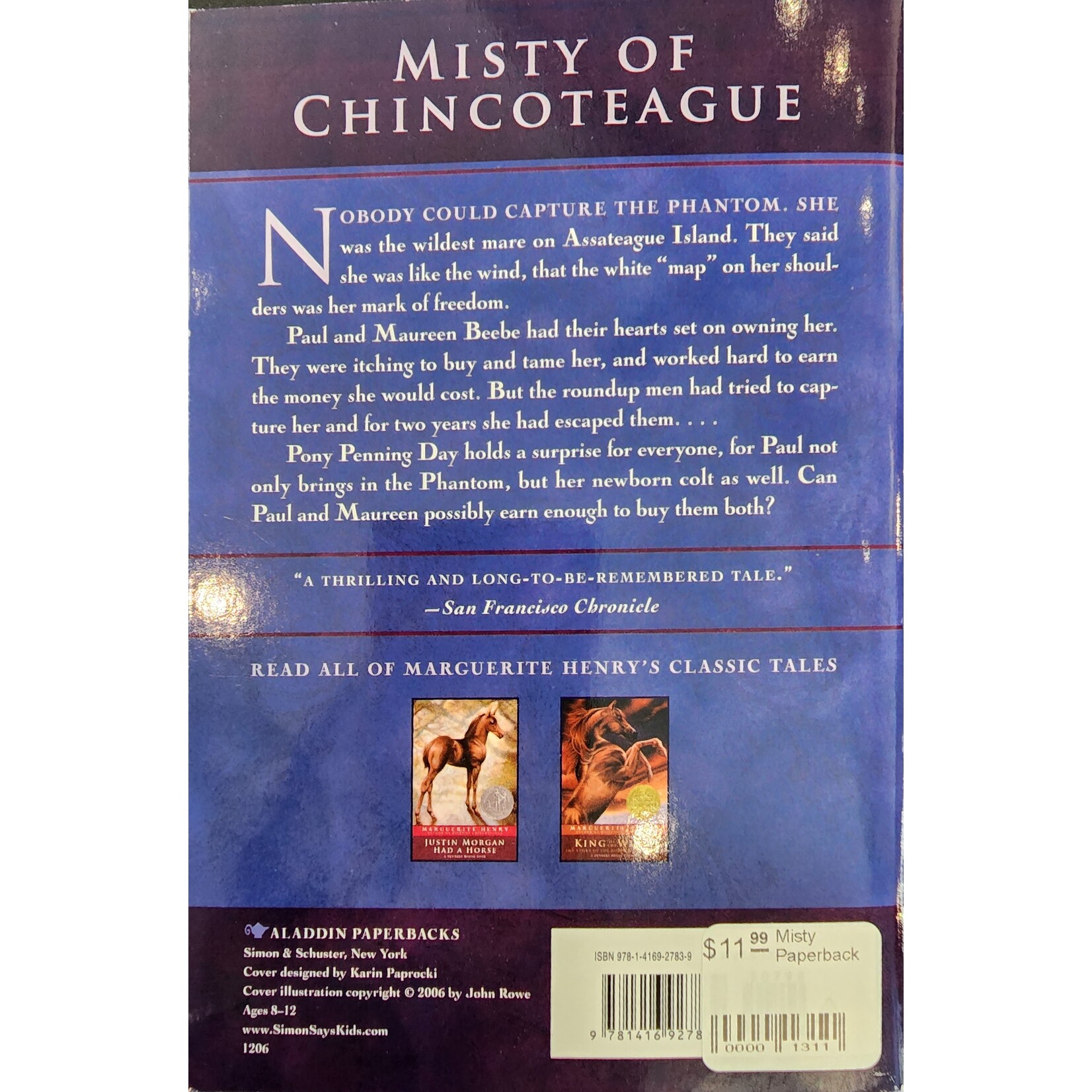 Marguerite Henry Misty Paperback