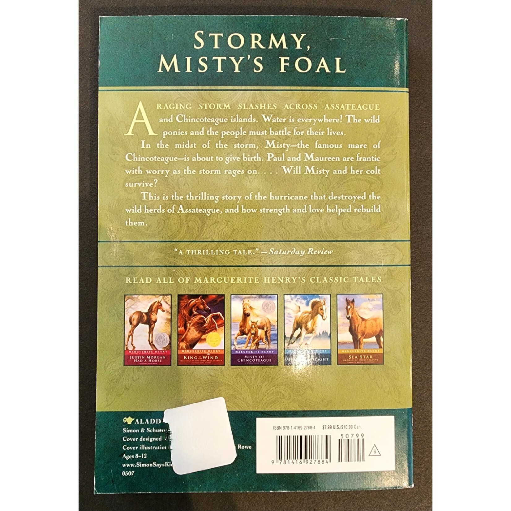 Marguerite Henry Stormy Paperback