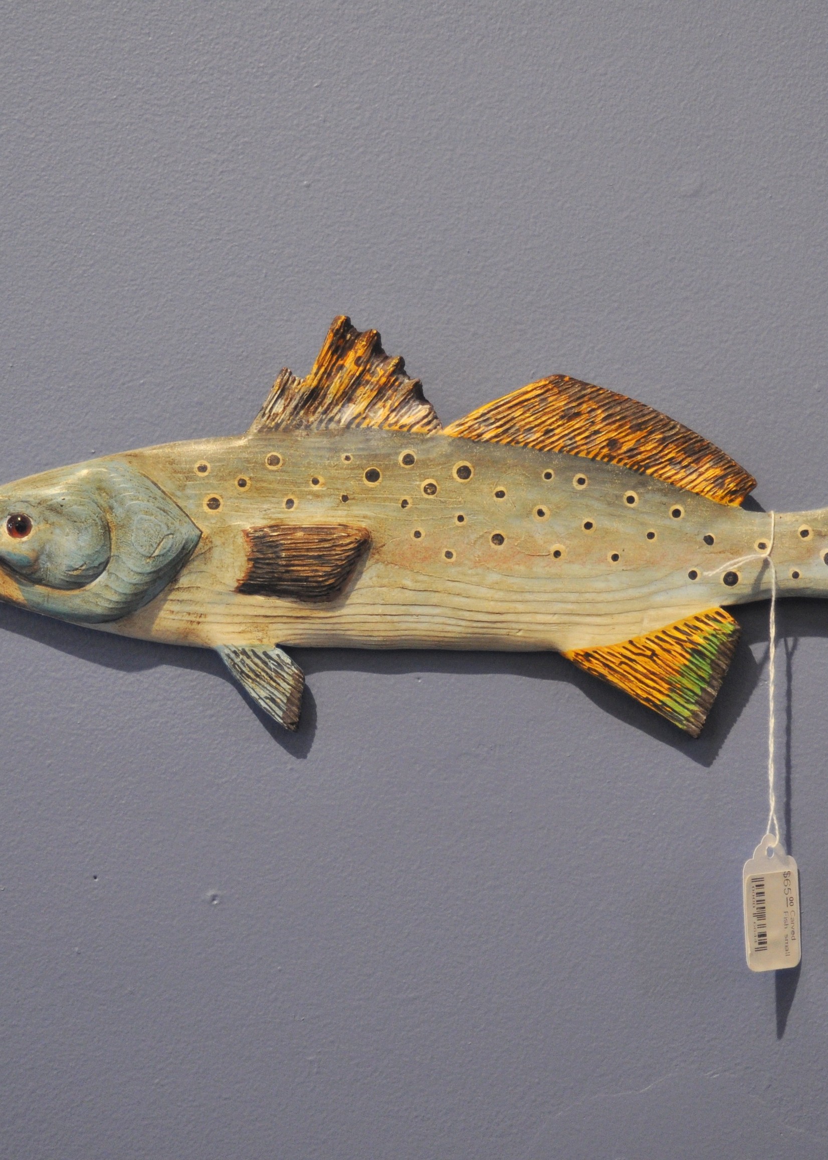 Ed Kuhn Carved Spotted Sea Trout