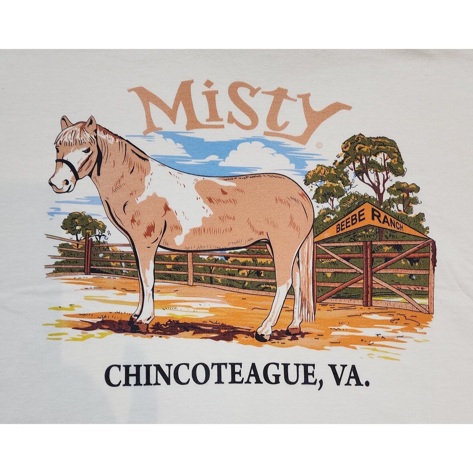 Museum of Chincoteague Island Misty Throwback T