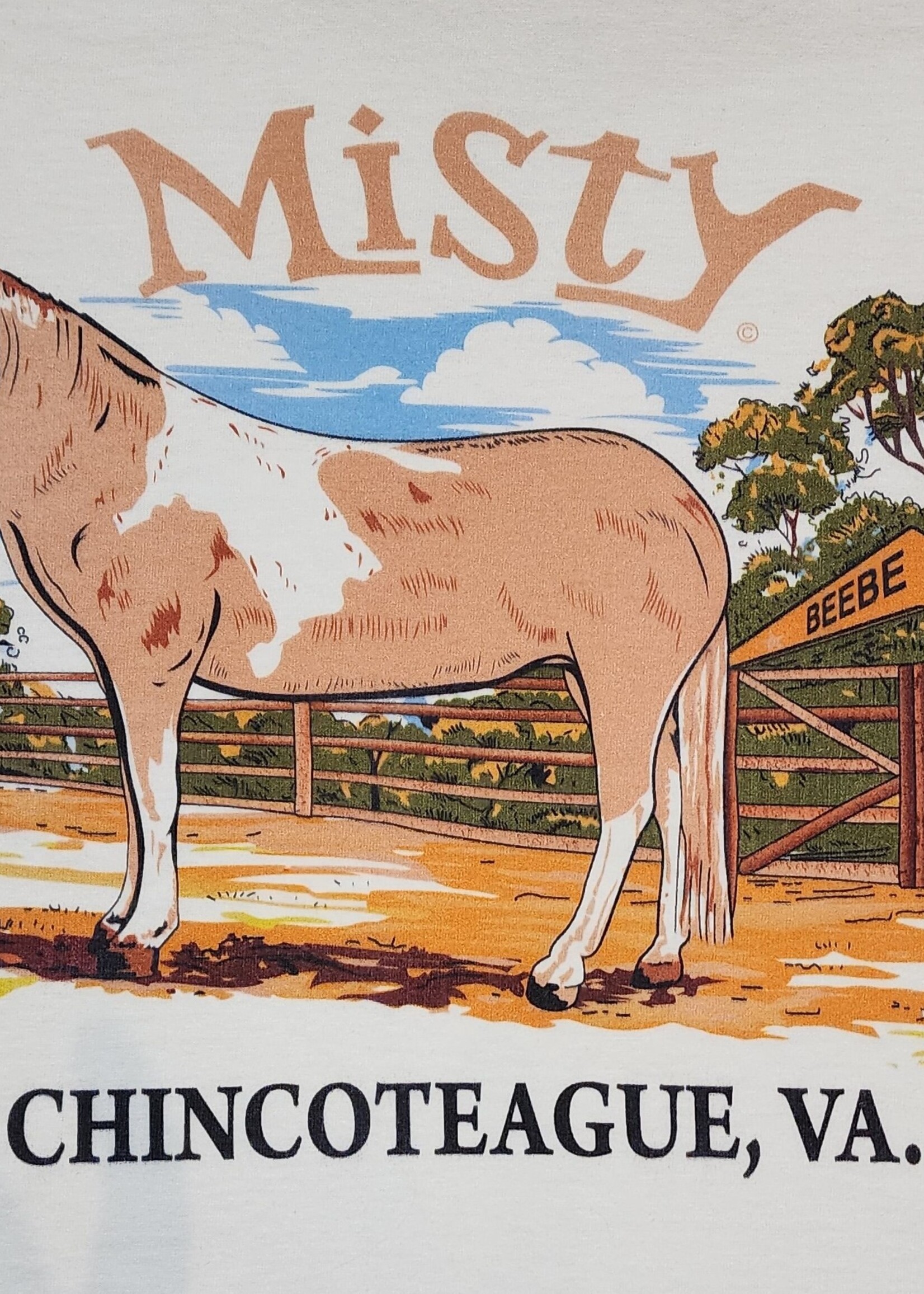 Museum of Chincoteague Island Misty Throwback T