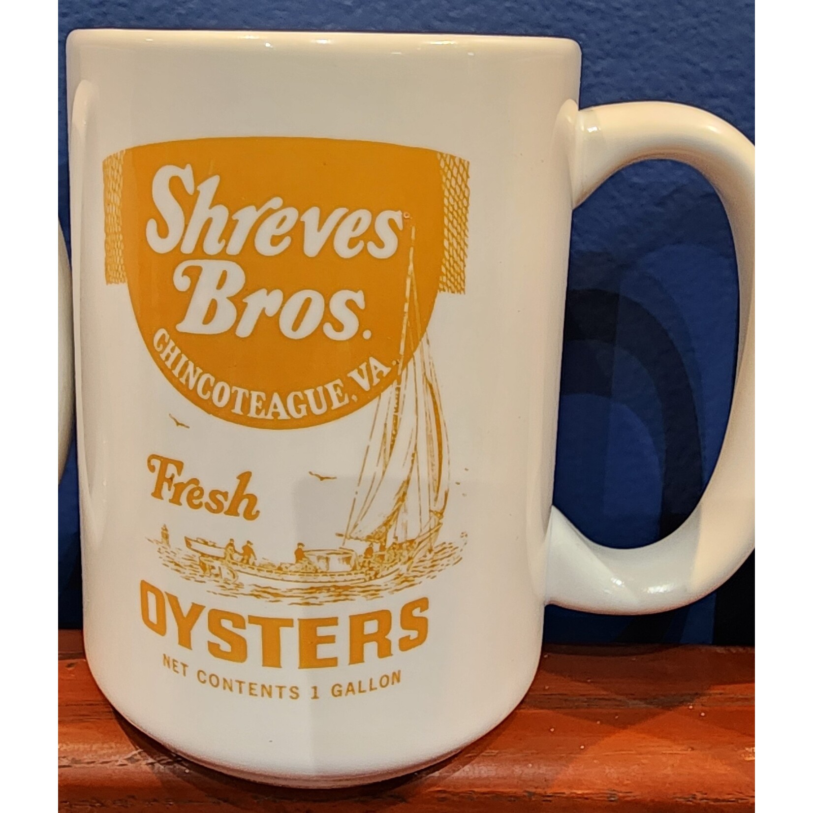 Museum of Chincoteague Island Oyster Can Mug  1