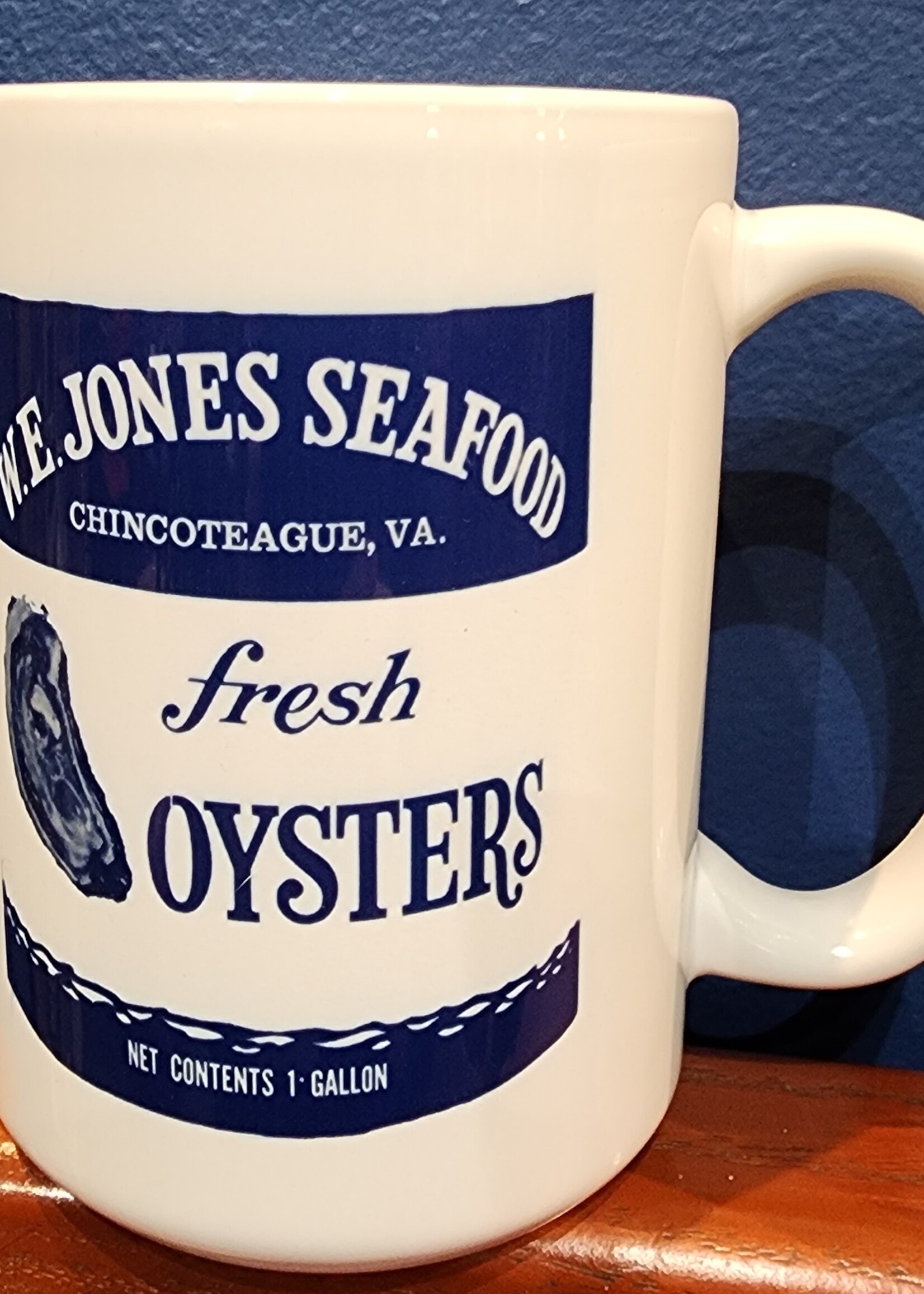 Museum of Chincoteague Island Oyster Can Mug  1