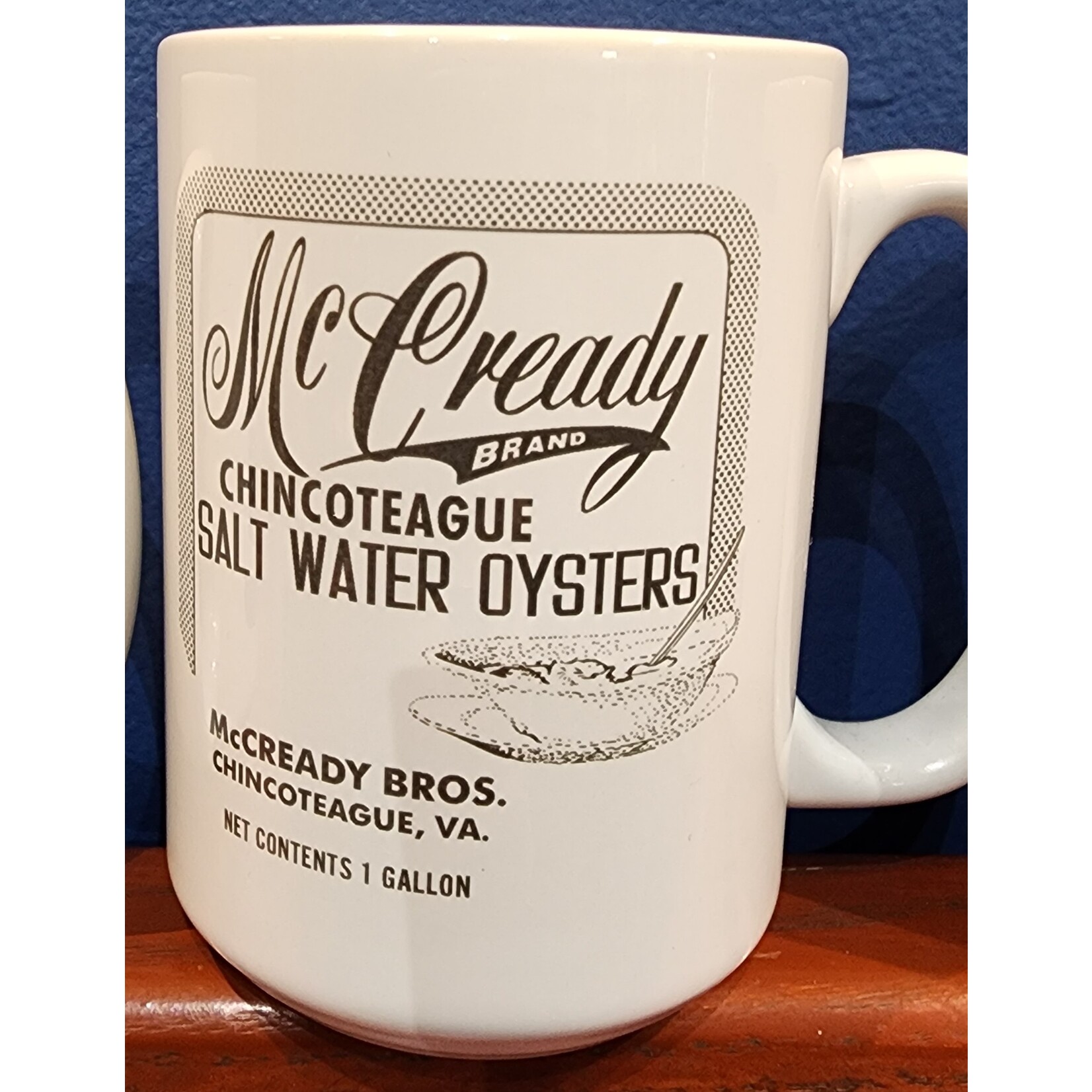 Museum of Chincoteague Island Oyster Can Mug  1