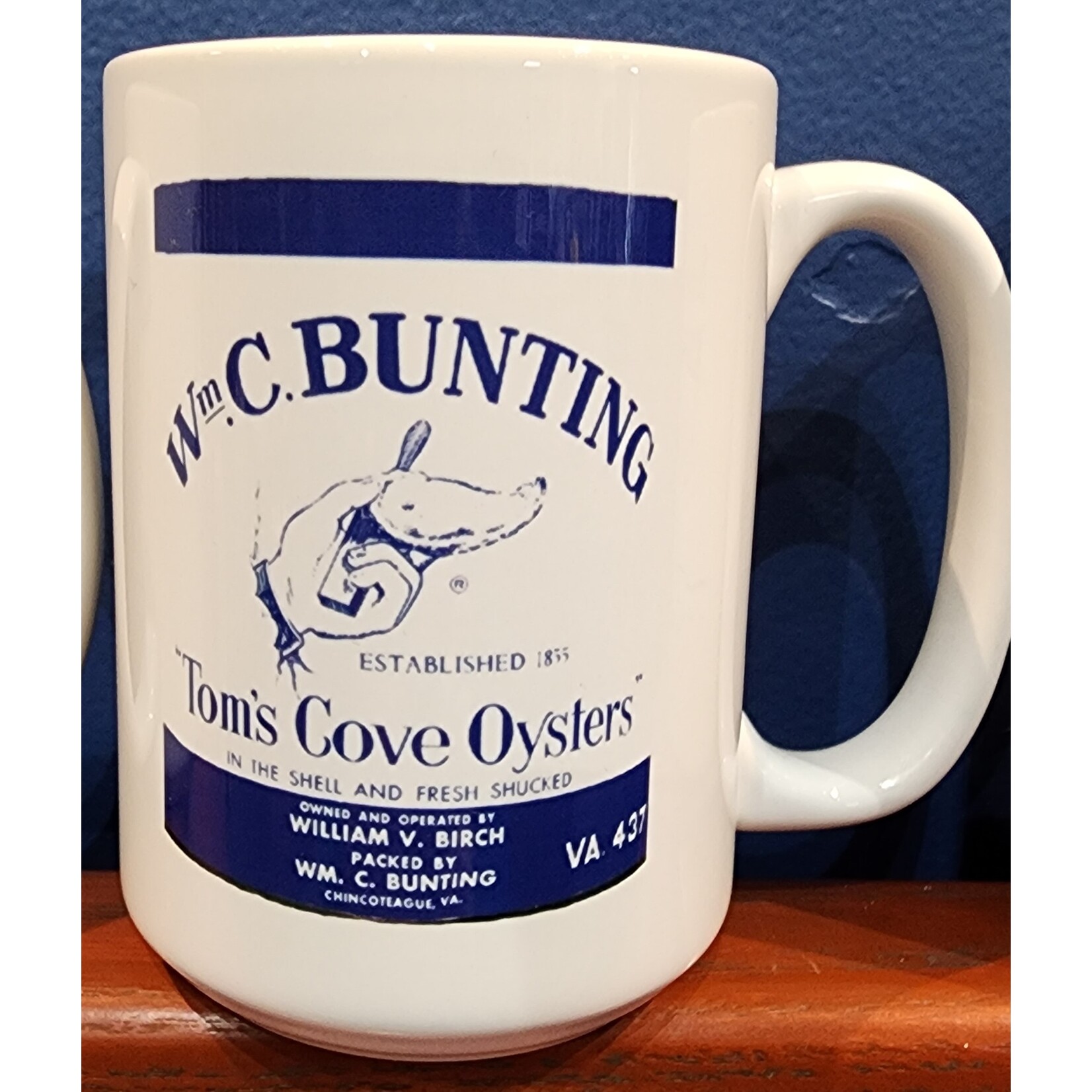 Museum of Chincoteague Island Oyster Can Mug  1
