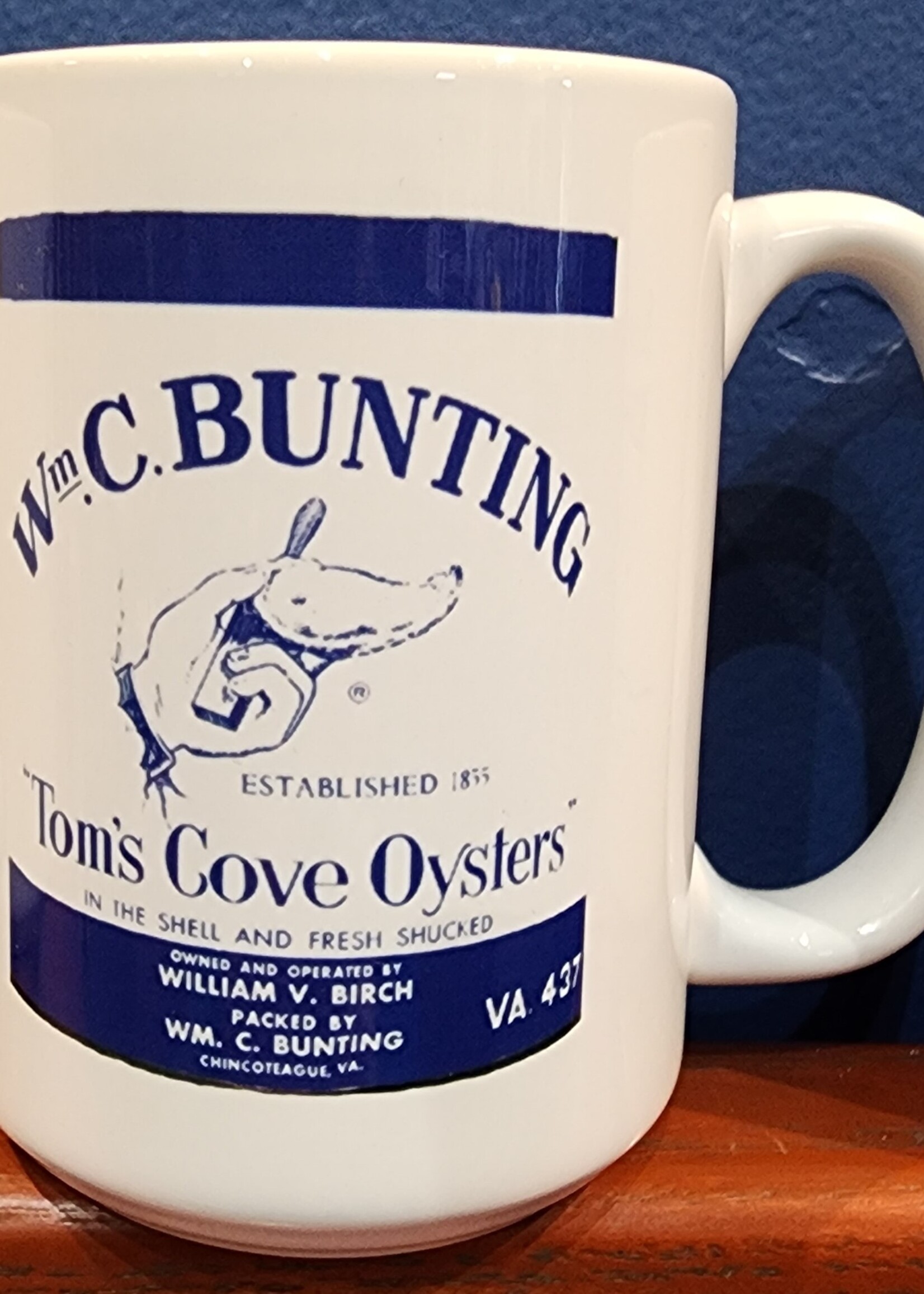 Museum of Chincoteague Island Oyster Can Mug  1