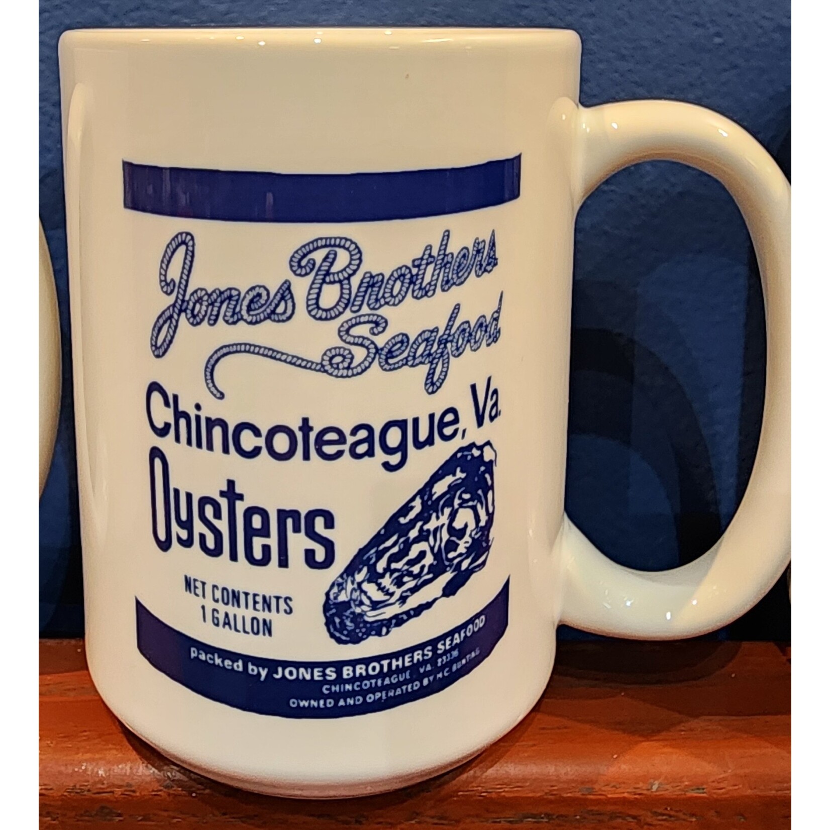 Museum of Chincoteague Island Oyster Can Mug  1