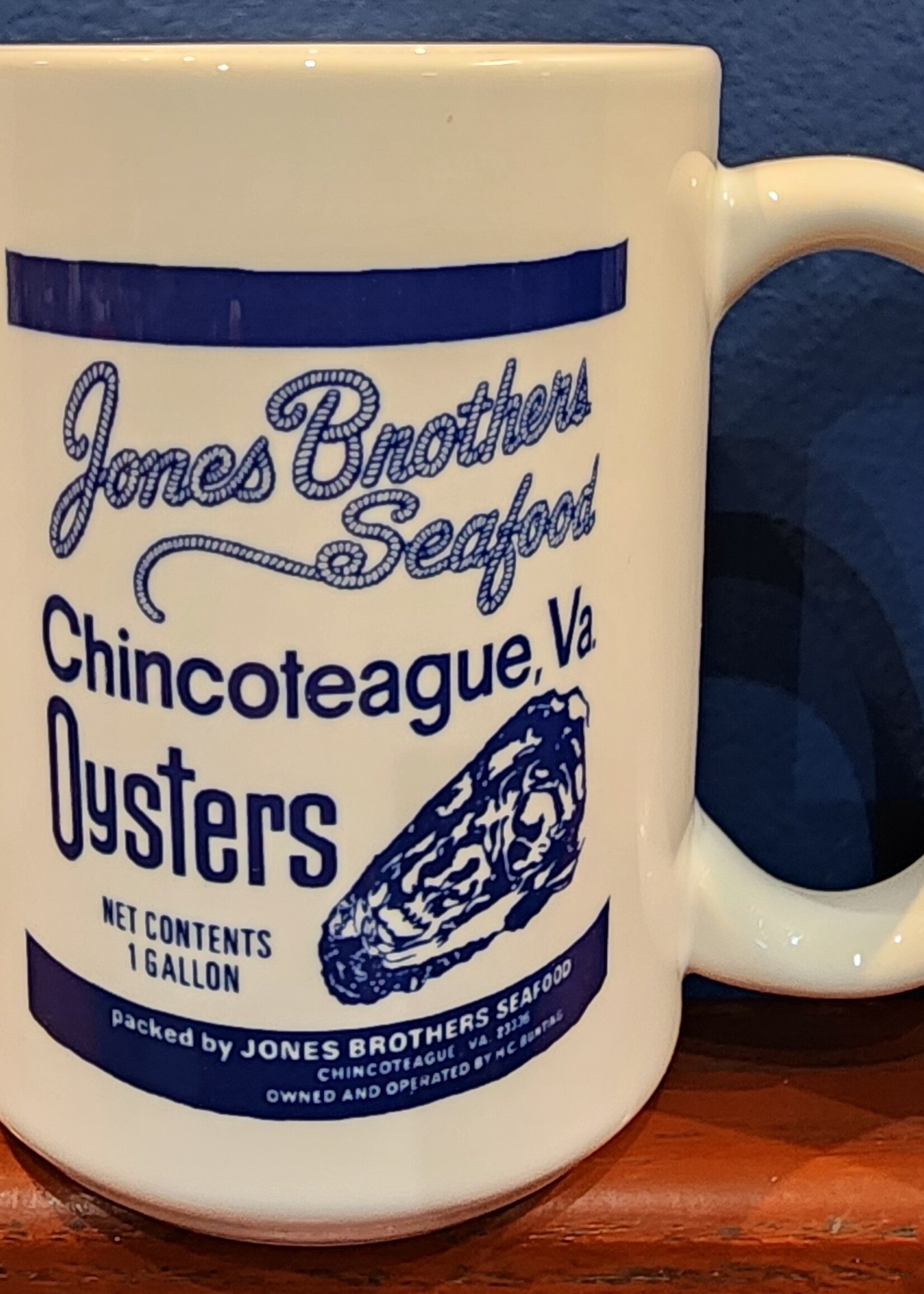 Museum of Chincoteague Island Oyster Can Mug  1