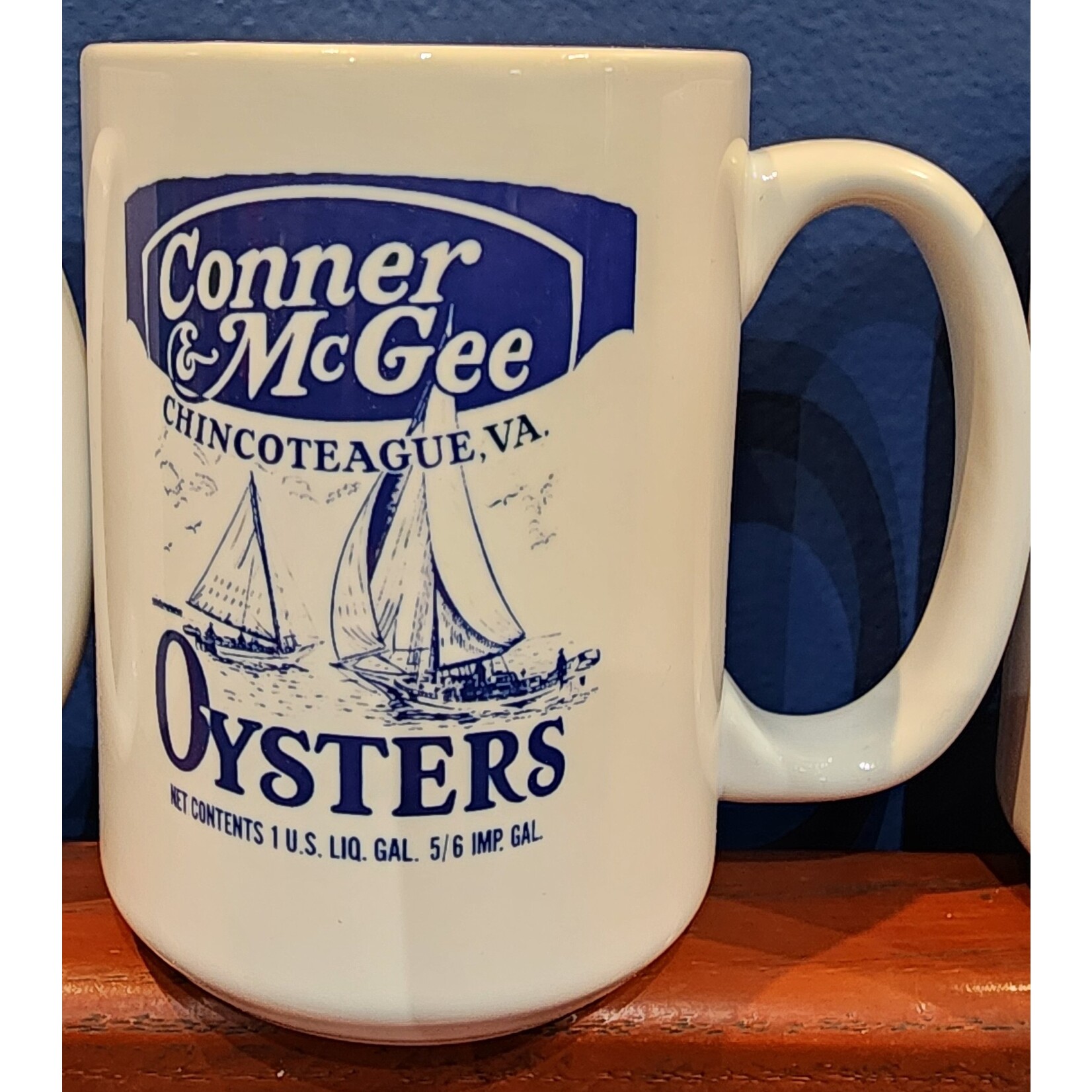 Museum of Chincoteague Island Oyster Can Mug  1
