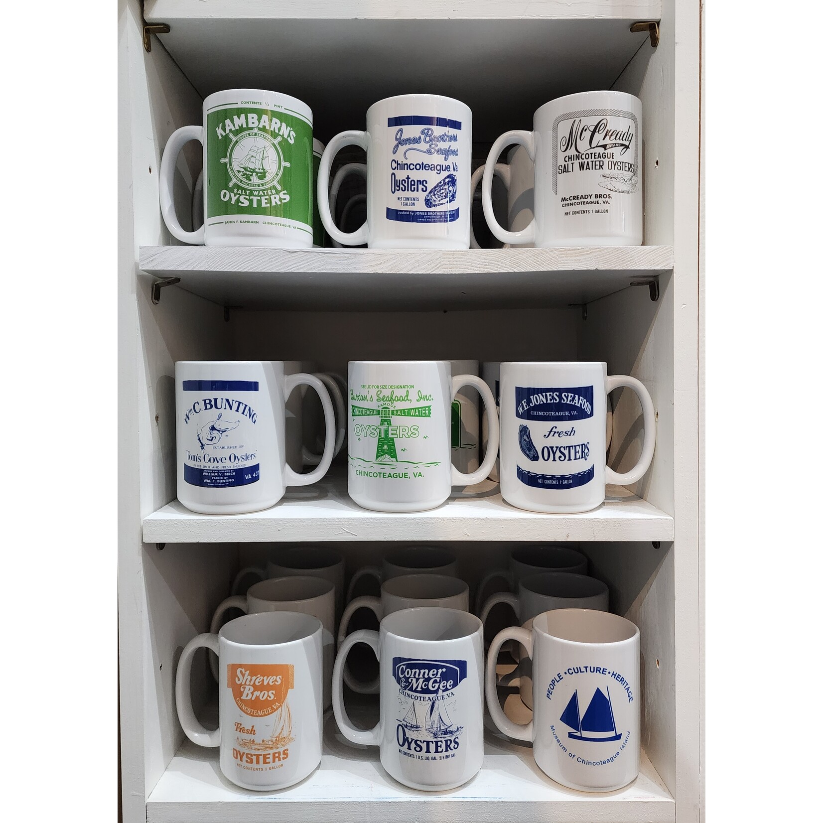 Museum of Chincoteague Island Oyster Can Mug  1