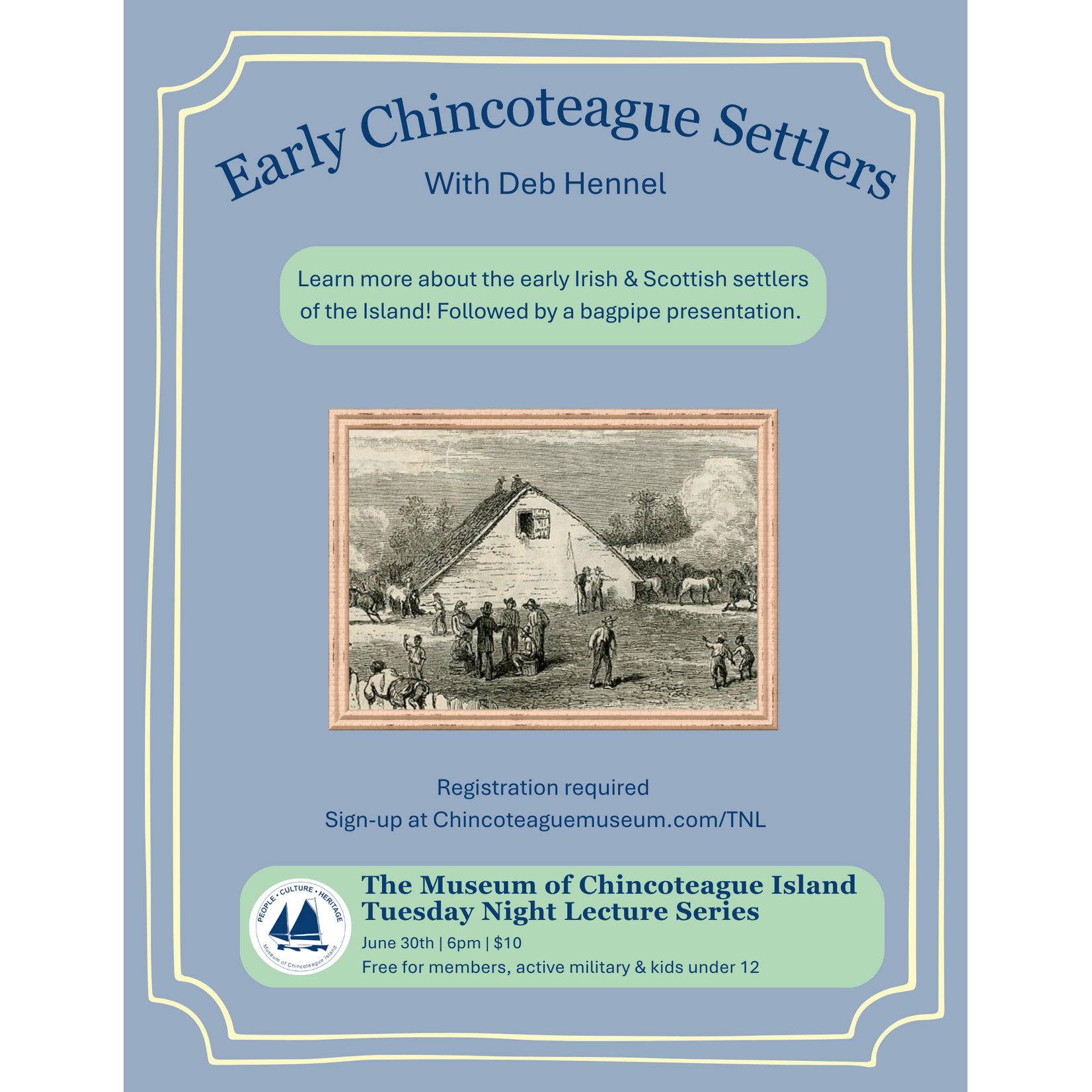 6/30/26: Early Chincoteague Settlers with Deb Hennel - TNL