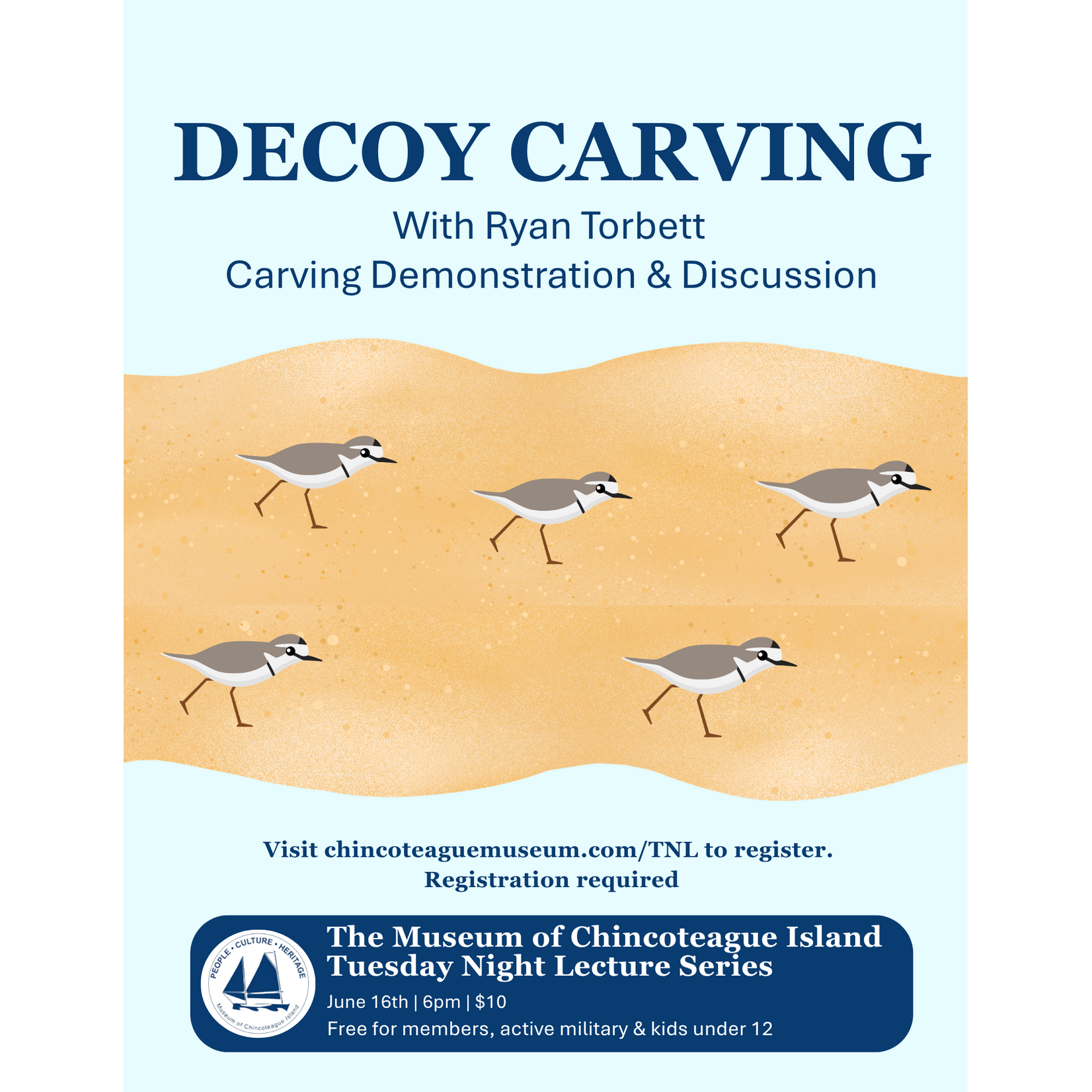 6/16/26: Decoy Carving with Ryan Torbett - TNL
