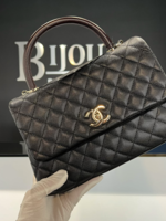Chanel SOLD - Chanel Caviar Coco Lizard Handle
