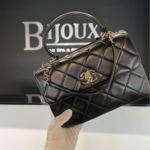 Chanel SOLD - Chanel Small Trendy Quilted GHW (Black)