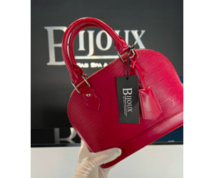 Louis Vuitton Alma BB (Red) - Bijoux Bag Spa & Consignment