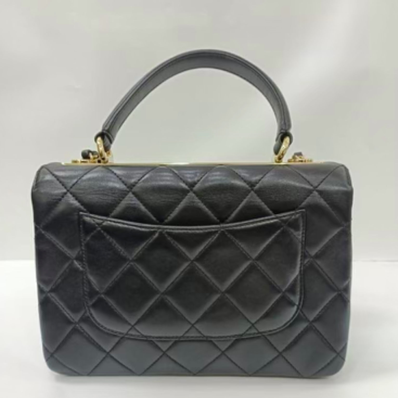 Chanel SOLD - Chanel Small Trendy Quilted GHW (Black)