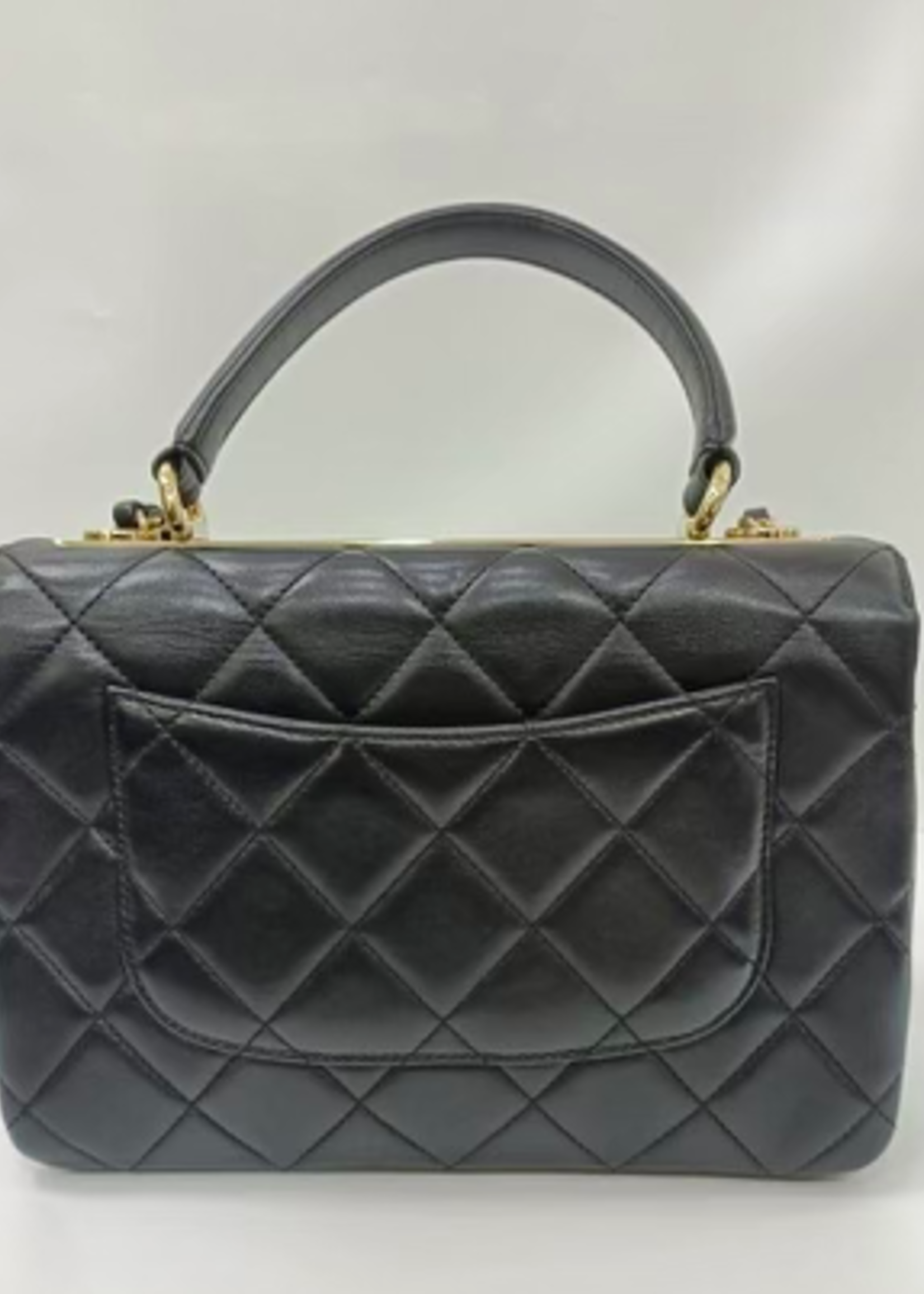 Chanel SOLD - Chanel Small Trendy Quilted GHW (Black)