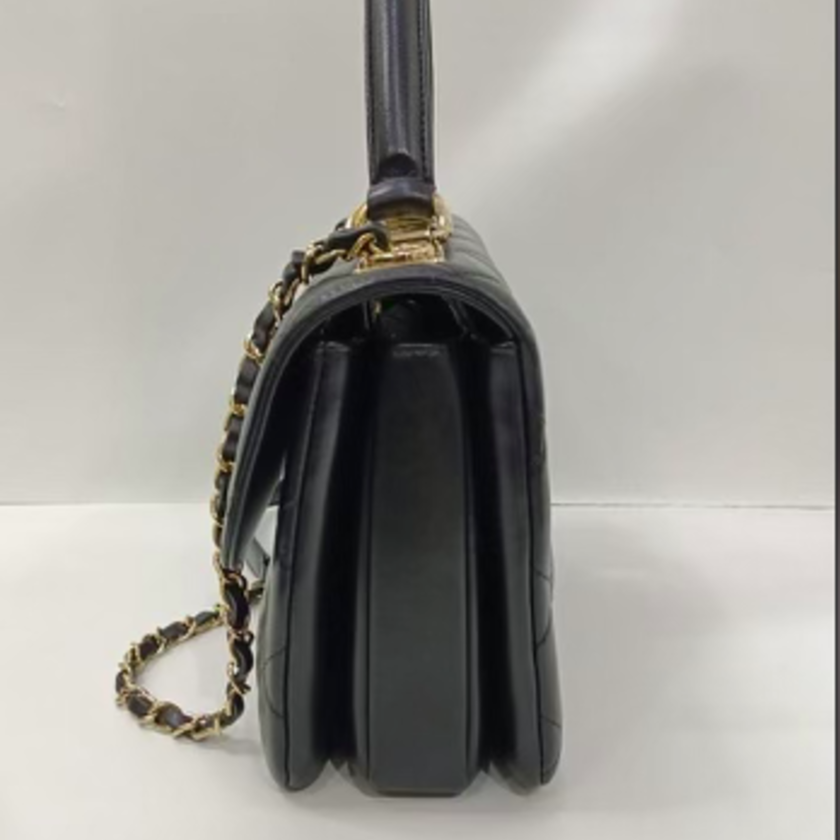 Chanel SOLD - Chanel Small Trendy Quilted GHW (Black)