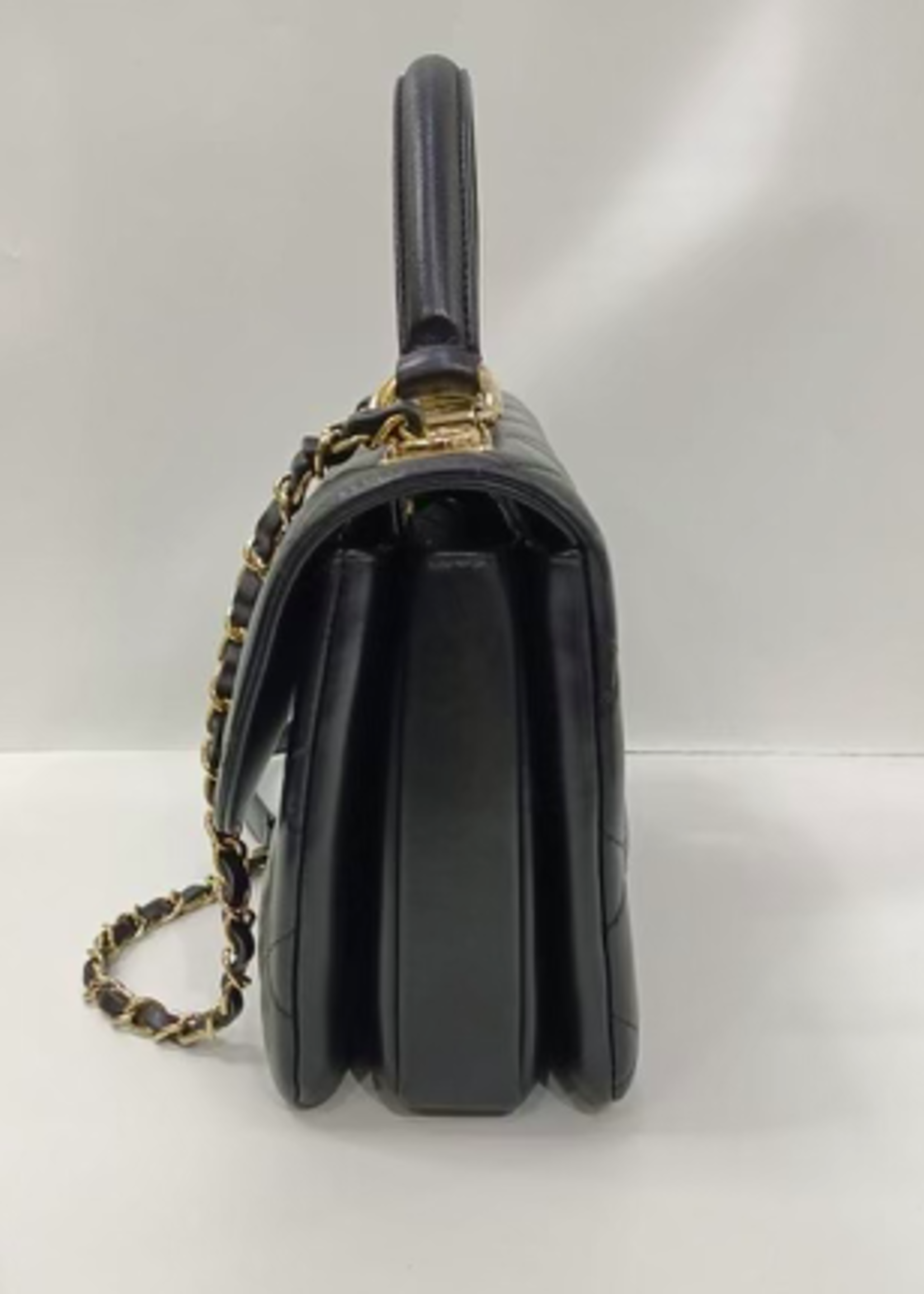 Chanel SOLD - Chanel Small Trendy Quilted GHW (Black)