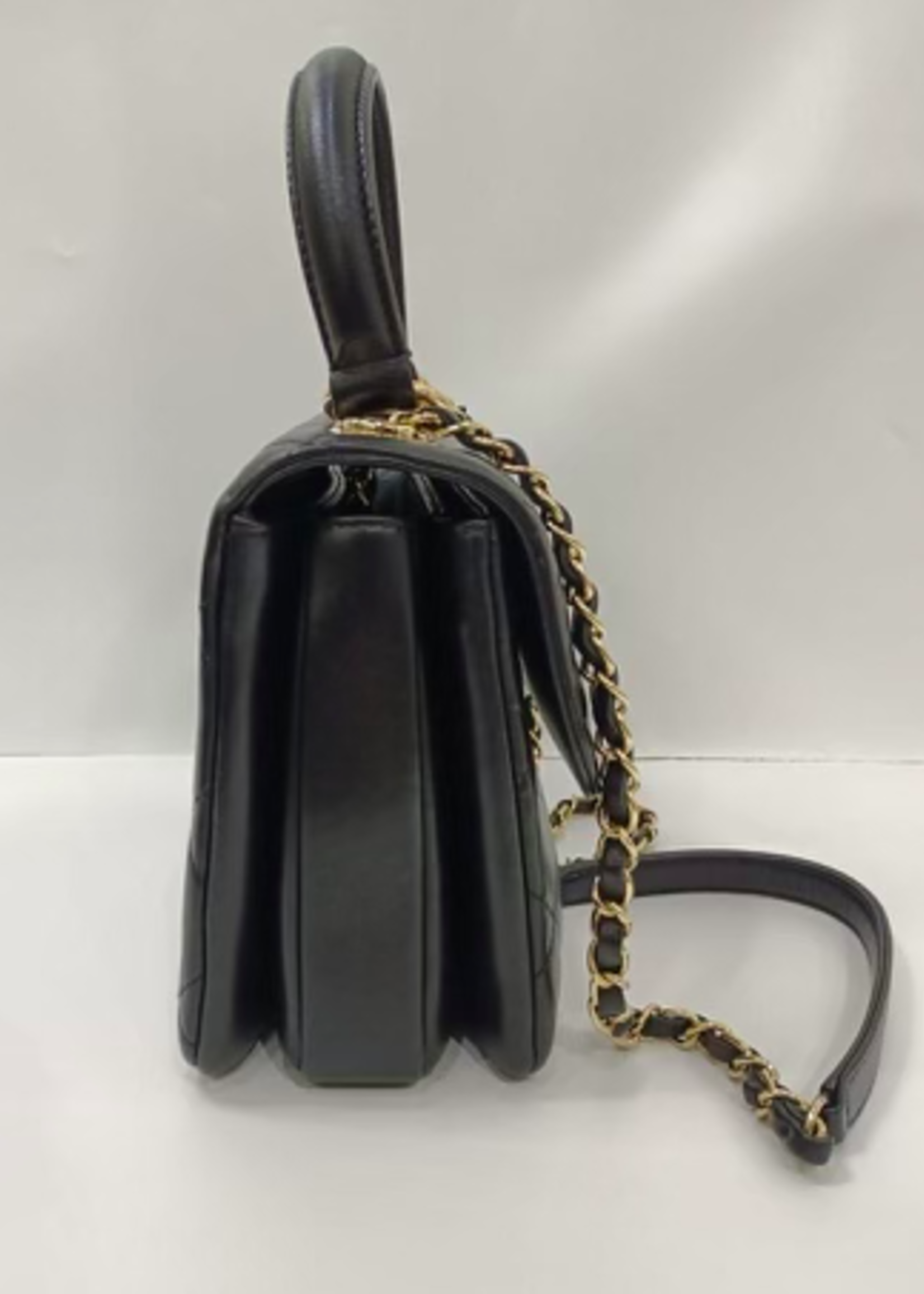 Chanel SOLD - Chanel Small Trendy Quilted GHW (Black)