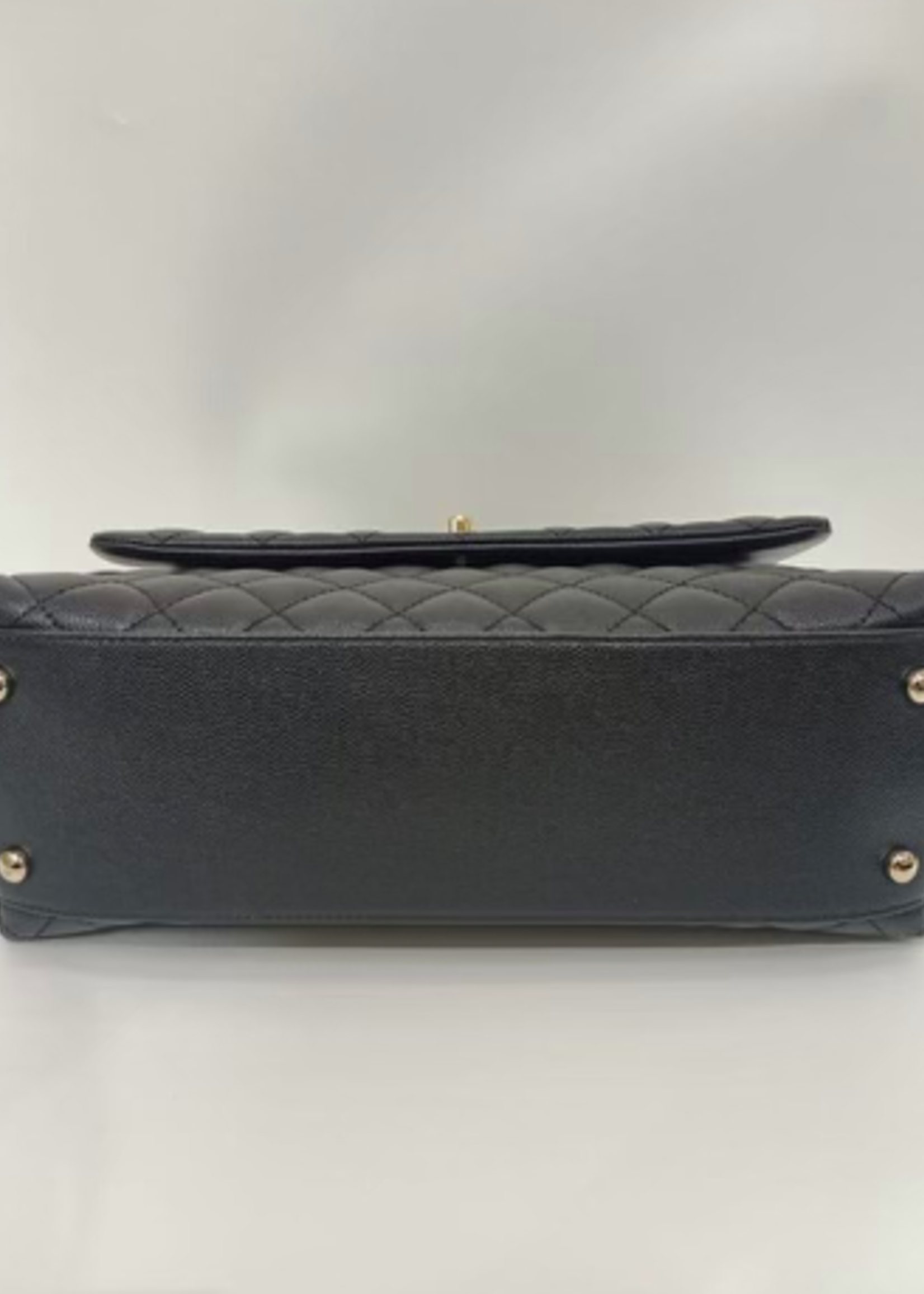 Chanel SOLD - Chanel Caviar Coco Lizard Handle