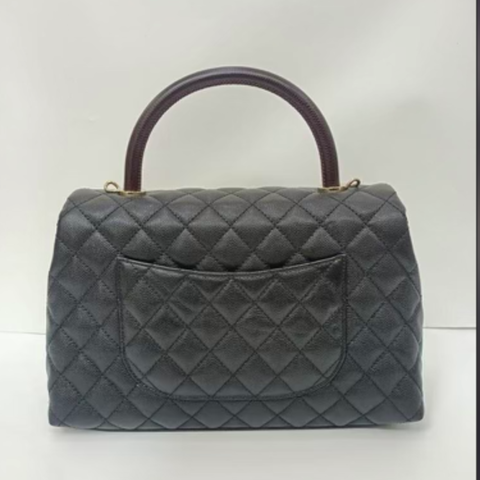 Chanel SOLD - Chanel Caviar Coco Lizard Handle