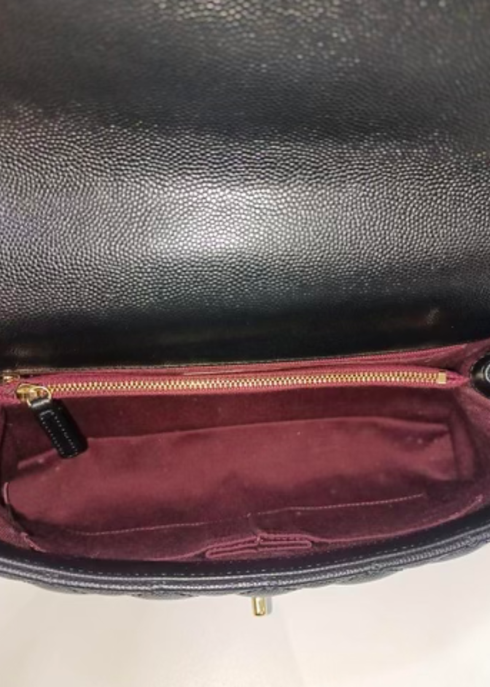 Chanel SOLD - Chanel Caviar Coco Lizard Handle