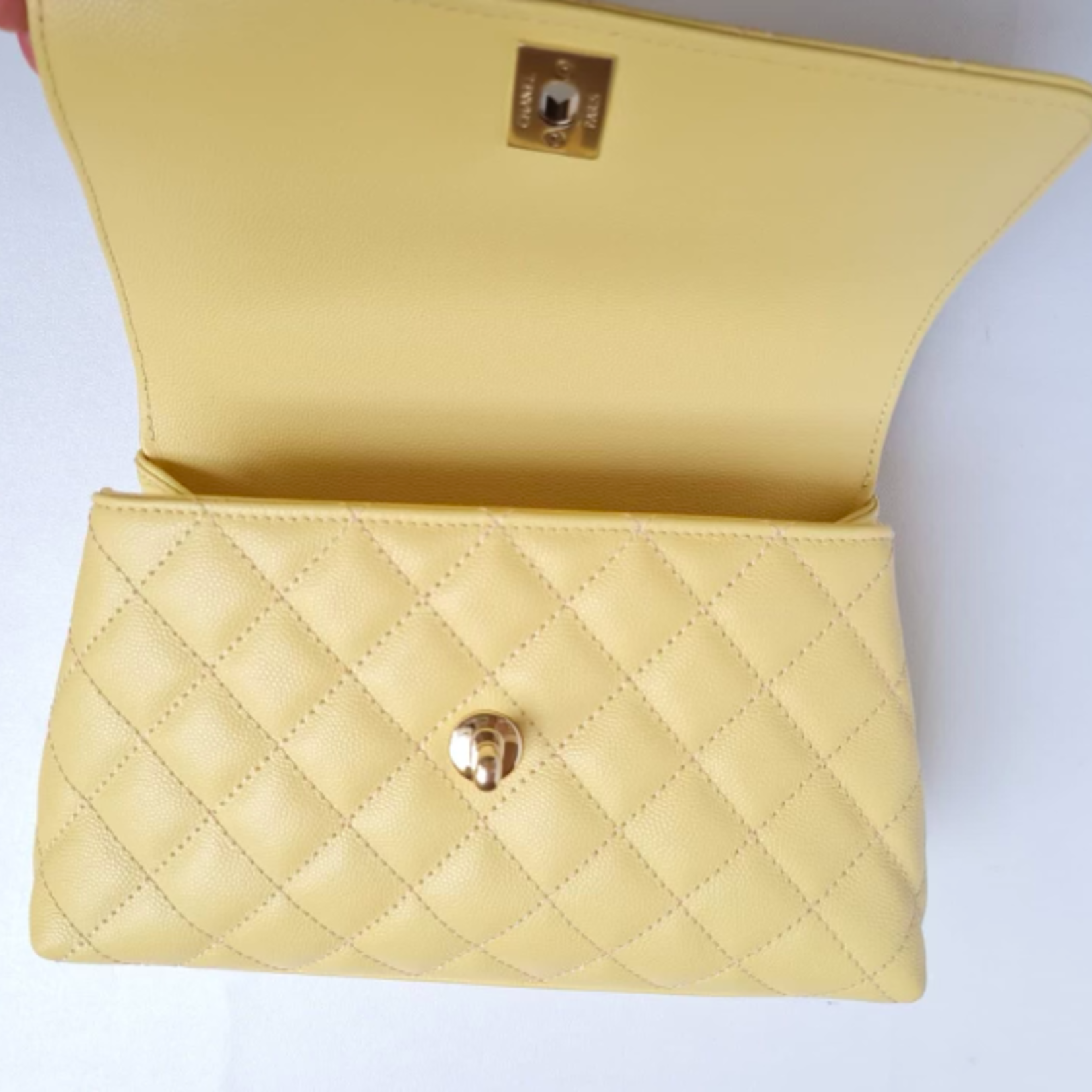 Chanel Chanel Mini Coco Handle Yellow (BNIB)