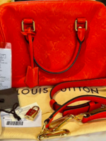 Louis Vuitton SOLD - Louis Vuitton Speedy 25 Bandoluliere Empreinte (Orange)
