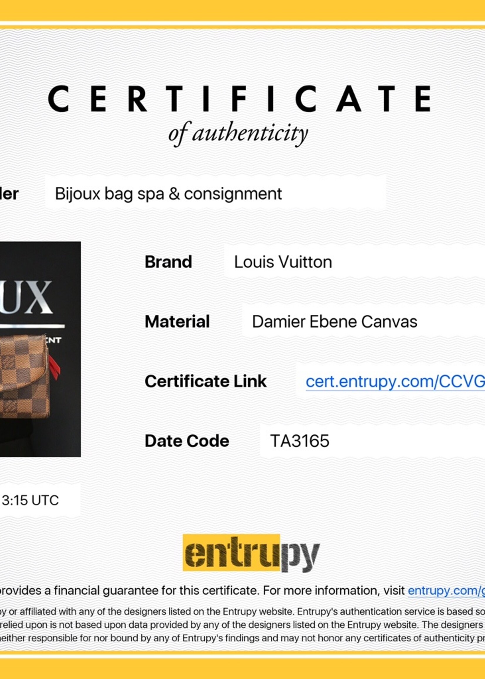 Louis Vuitton SOLD - Louis Vuitton Damier Ebene Emilie Wallet