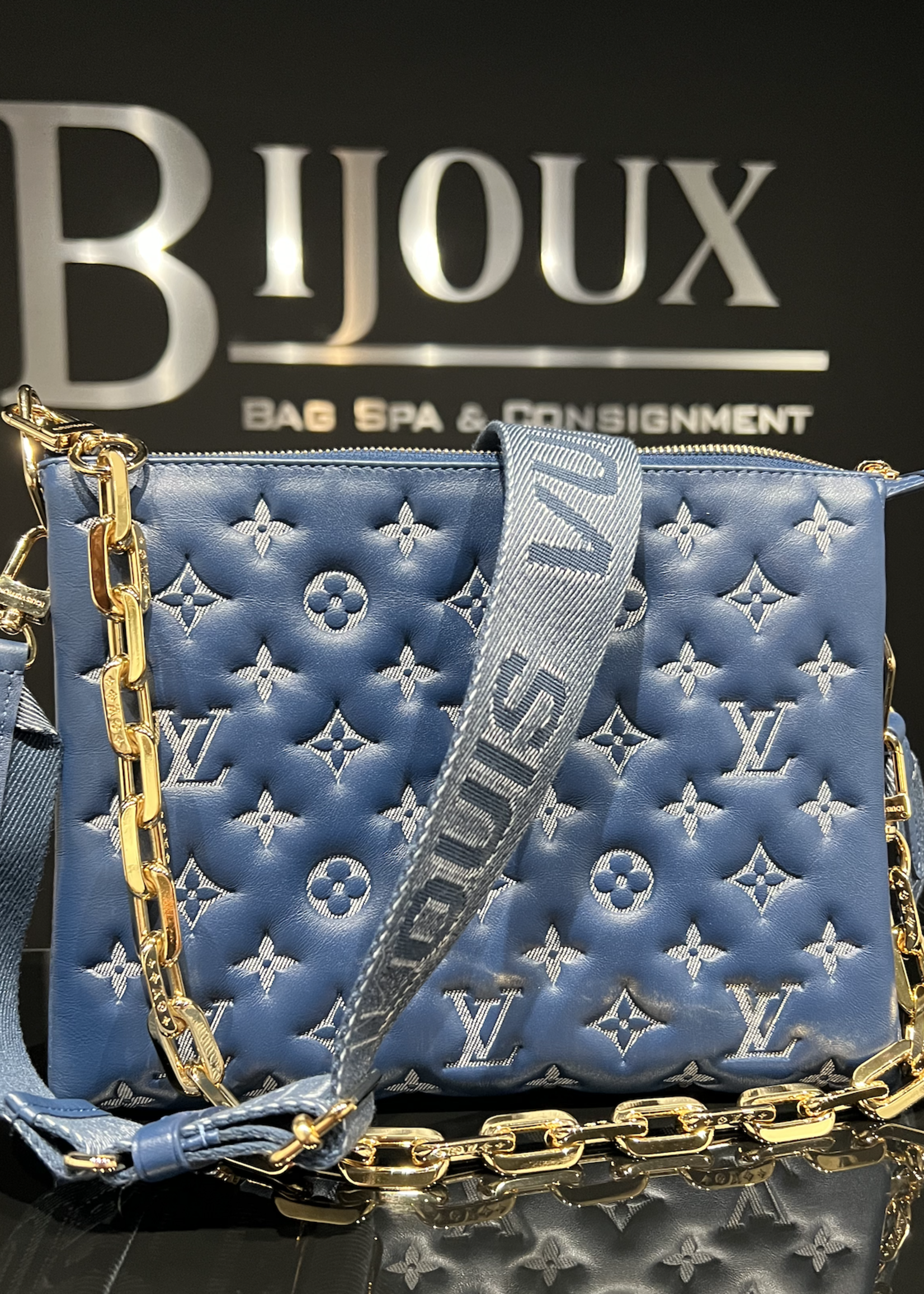 Louis Vuitton SOLD - Louis Vuitton Coussin PM- Denim Bleu