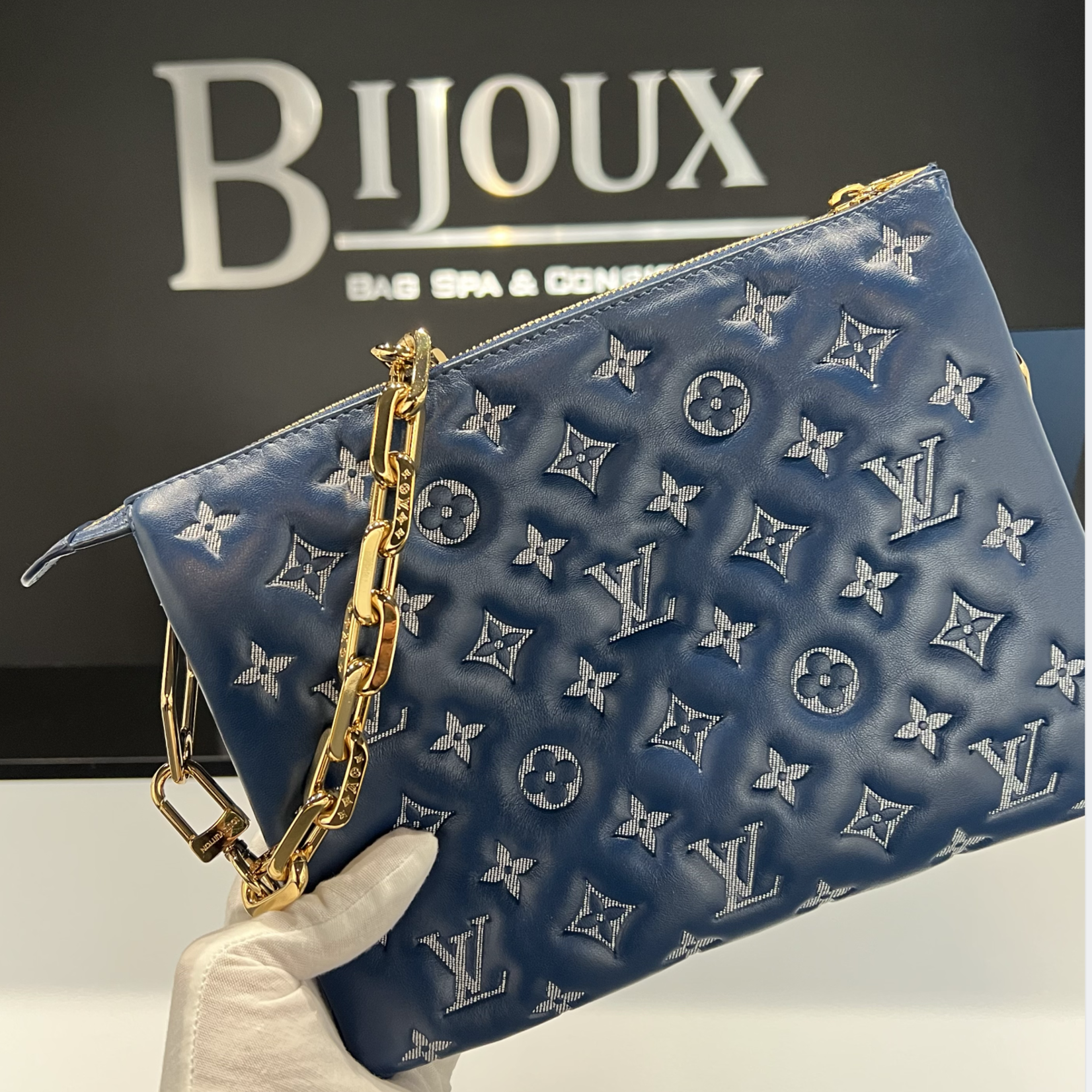 Louis Vuitton SOLD - Louis Vuitton Coussin PM- Denim Bleu