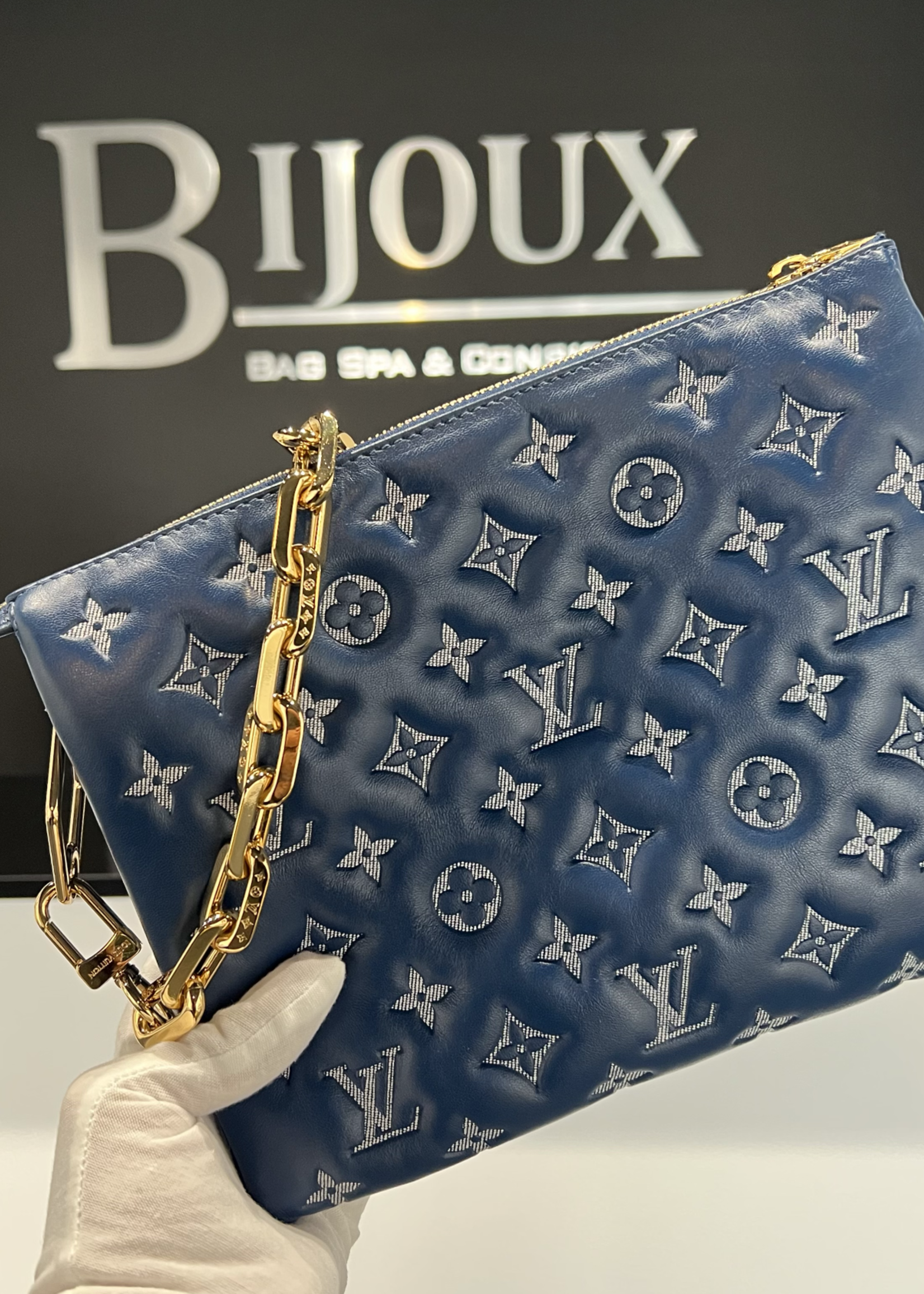 Louis Vuitton SOLD - Louis Vuitton Coussin PM- Denim Bleu