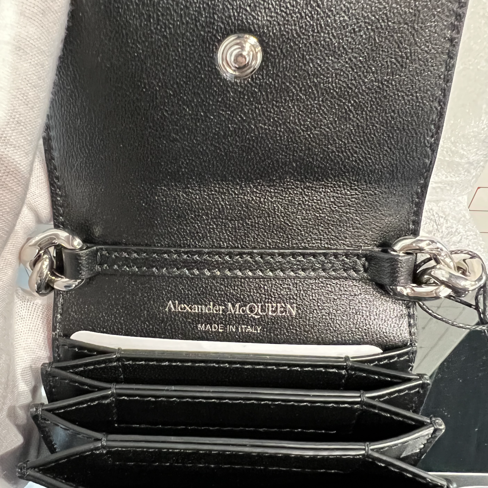 Alexander McQueen SOLD - ALEXANDER MCQUEEN MICRO FOUR RING BAG
