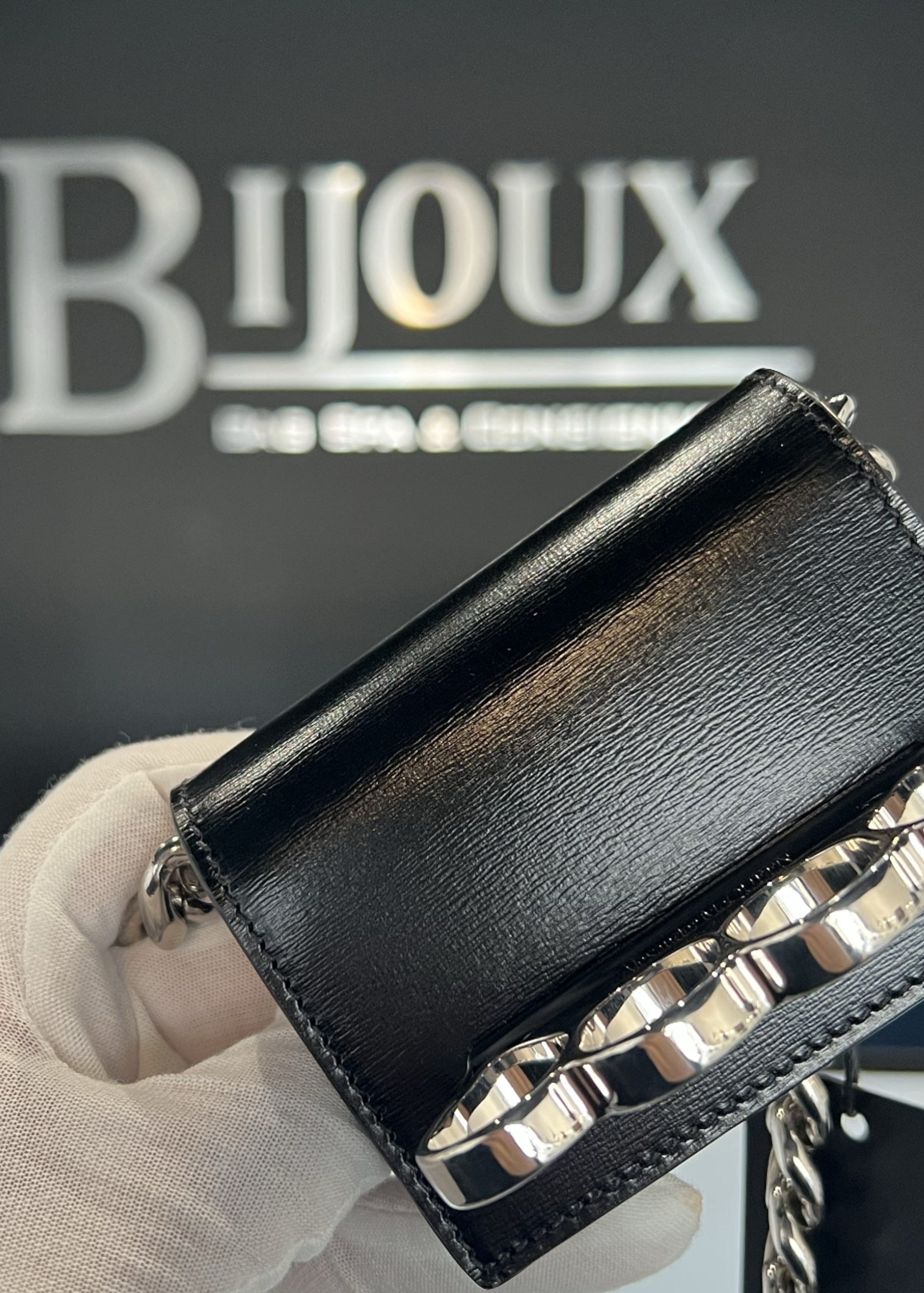 Alexander McQueen SOLD - ALEXANDER MCQUEEN MICRO FOUR RING BAG