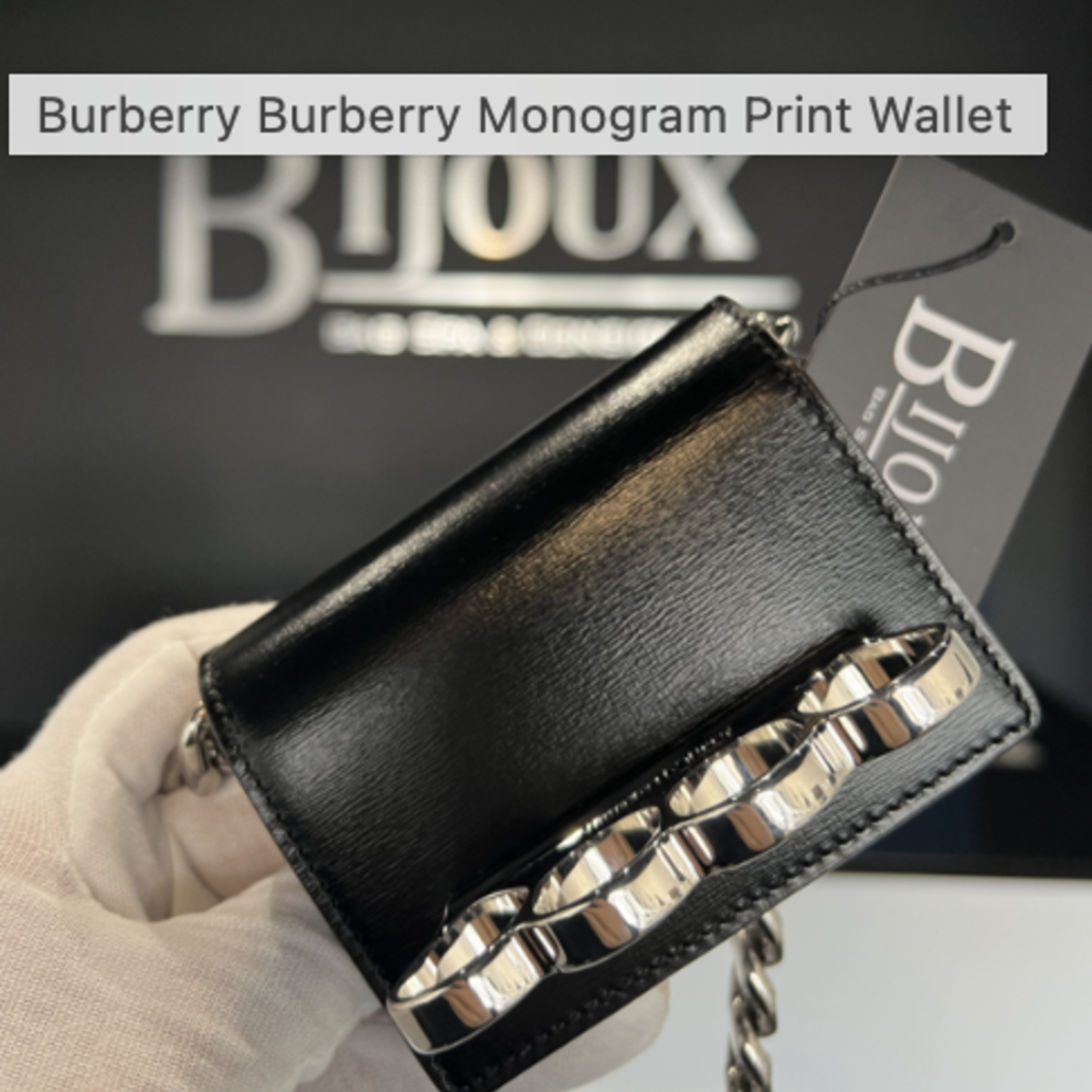 Alexander McQueen SOLD - ALEXANDER MCQUEEN MICRO FOUR RING BAG