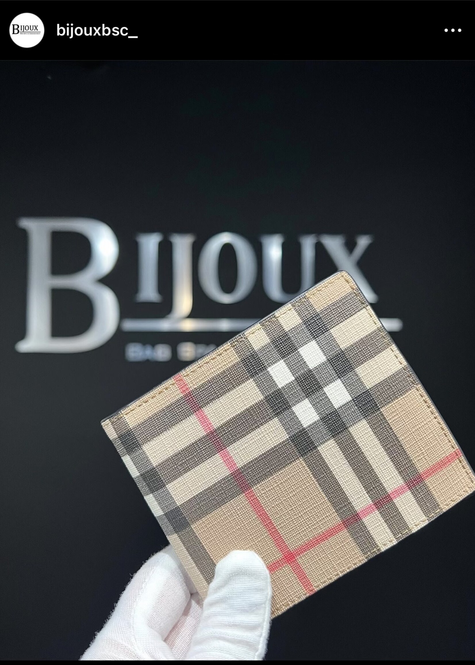 Burberry SOLD - Burberry Vintage Check Wallet